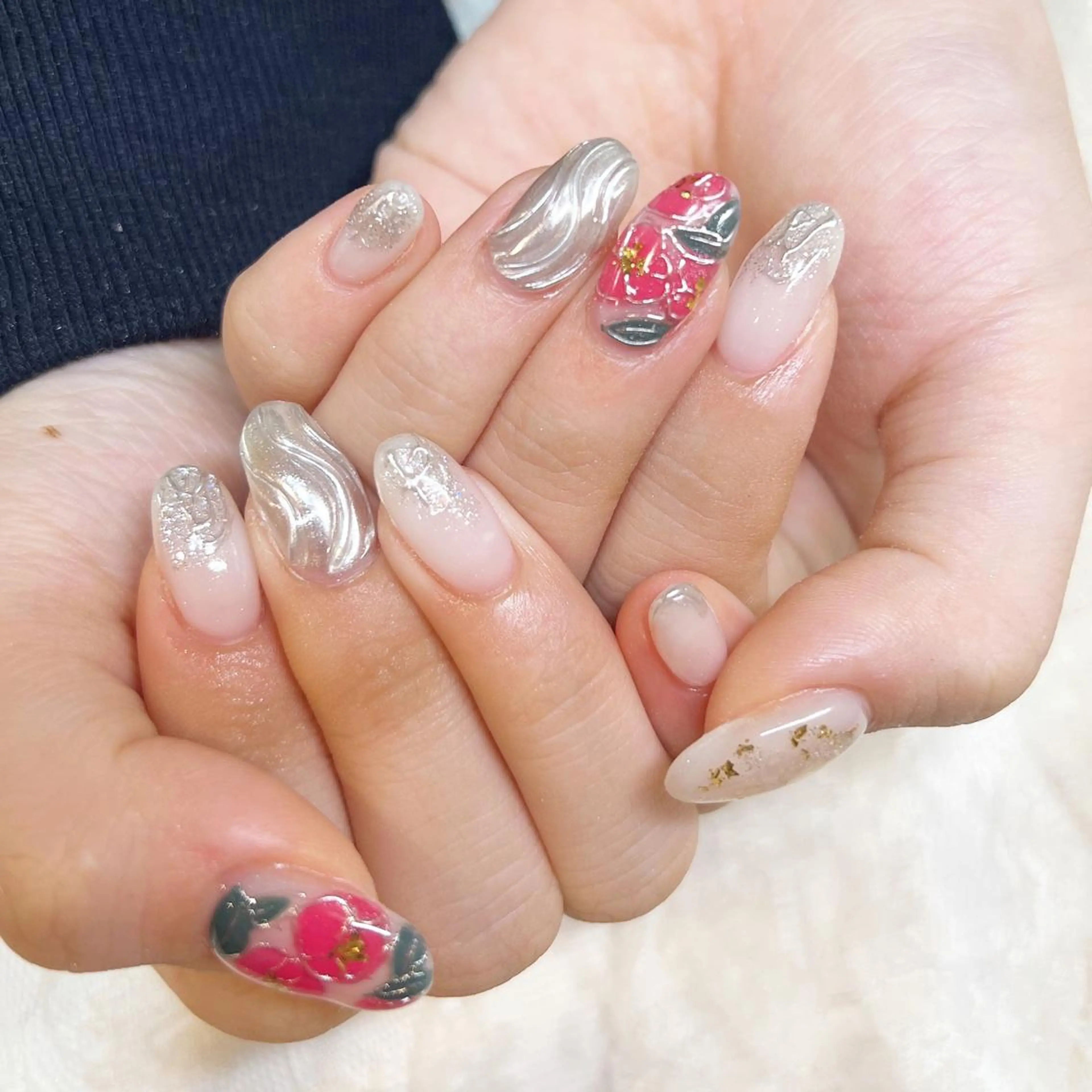 ネイル 成人式 ♡Nailist yui♡のネイルデザイン