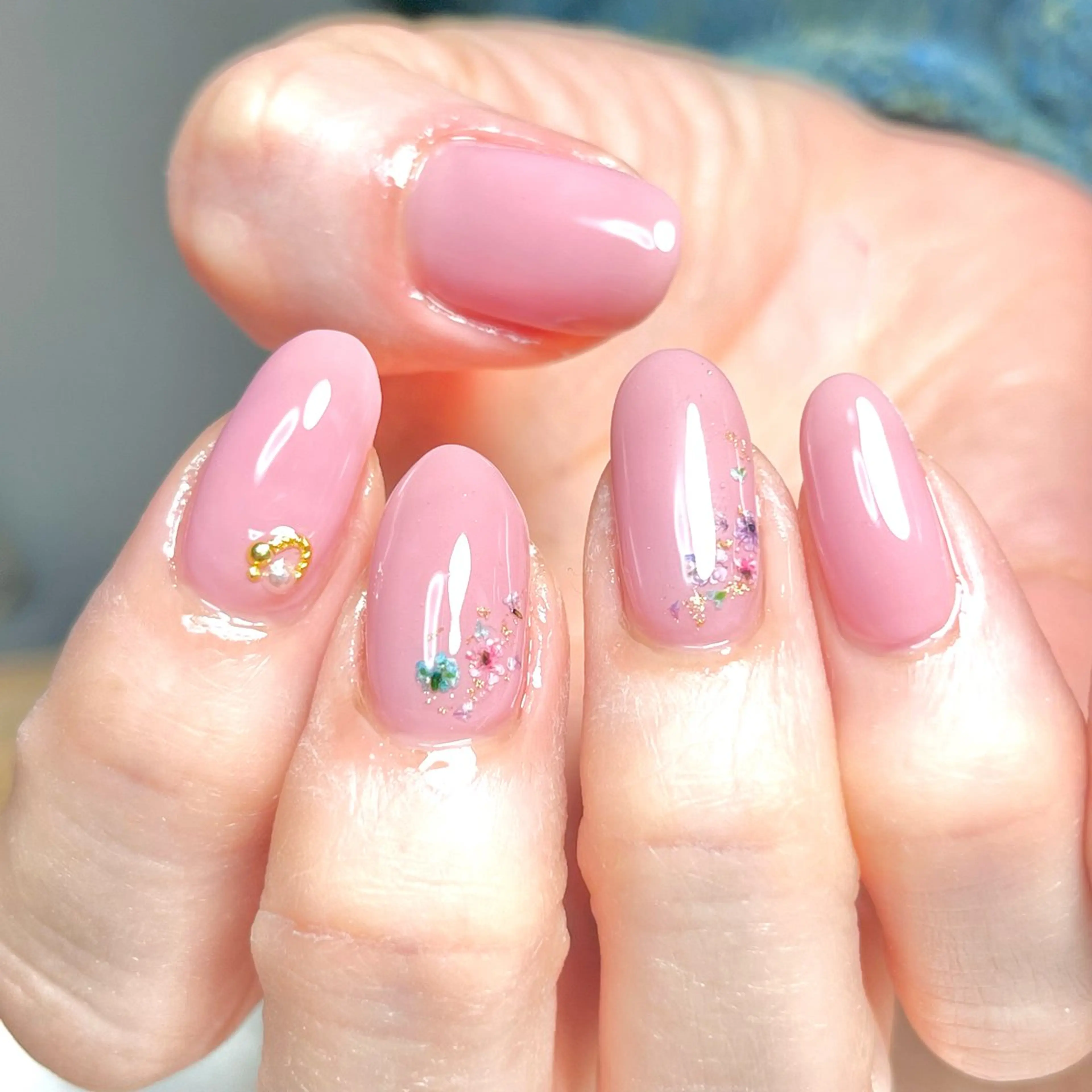 ネイル ❁miju nail 大人上品/自爪育成のネイルデザイン