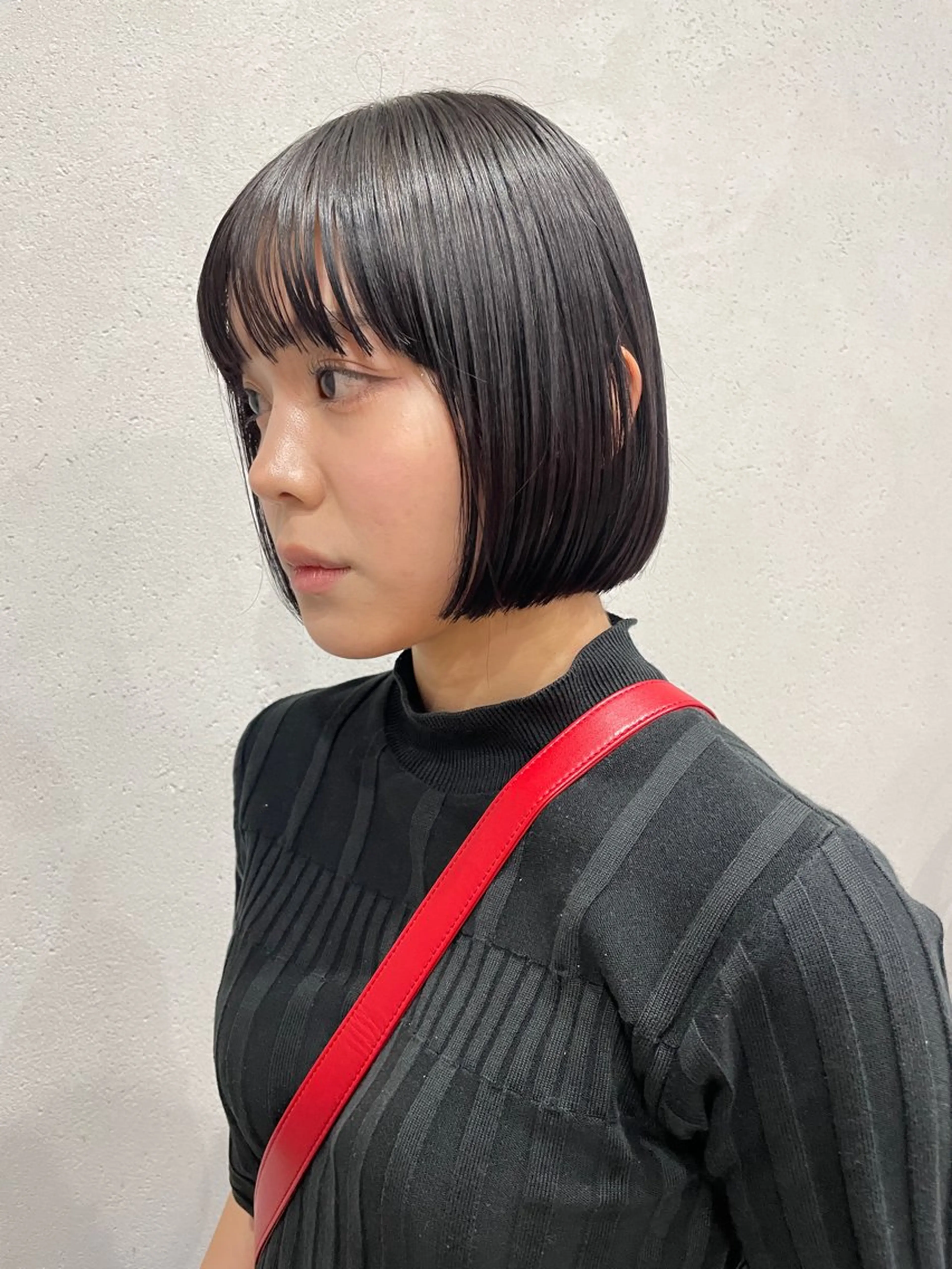 ミディアム カラー カット ヘアカラー トリートメント 表参道/髪質改善・ 透明感 colorのヘアスタイル