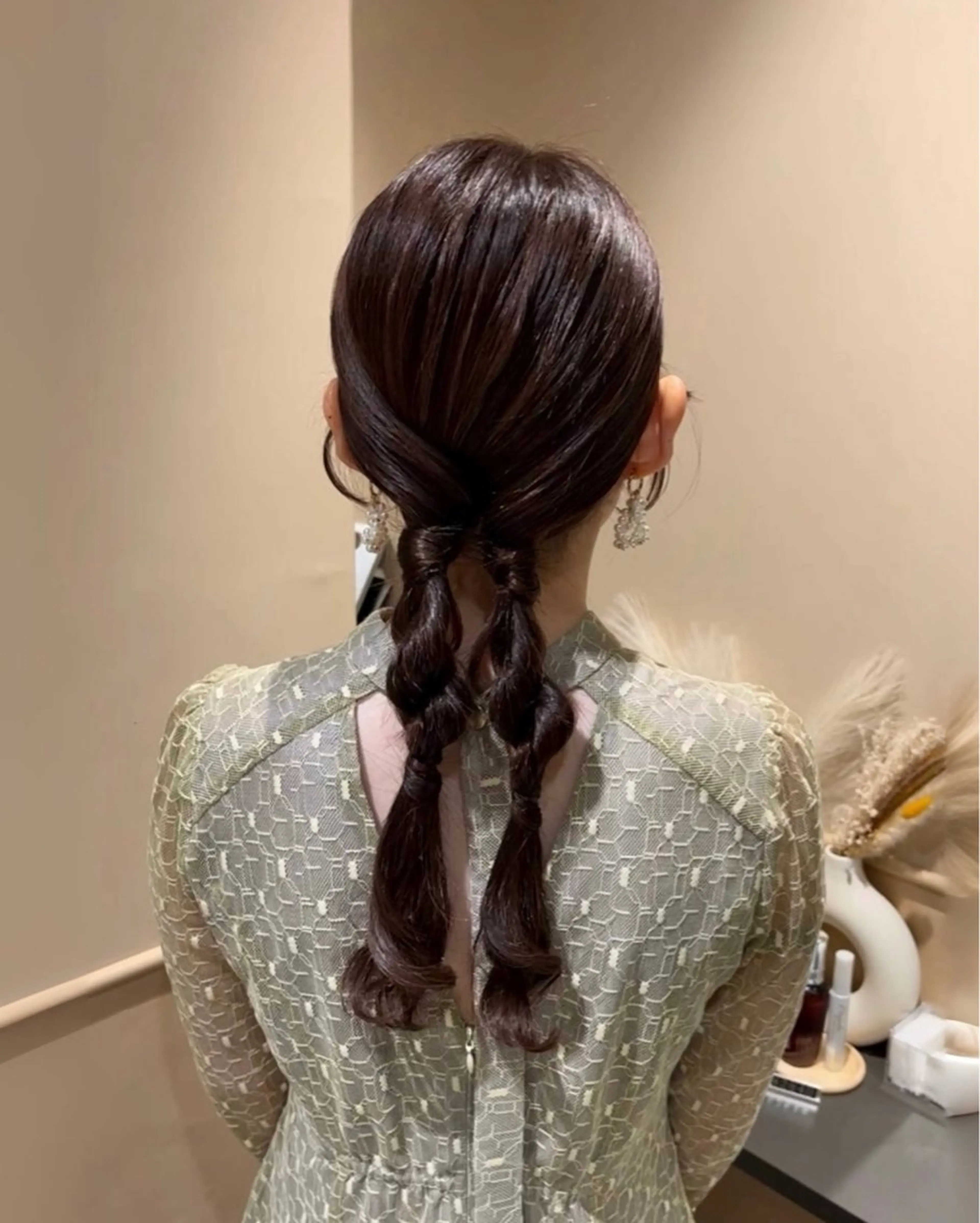 セミロング ヘアアレンジ 🫧tomoka 透明感カラー🫧のヘアスタイル