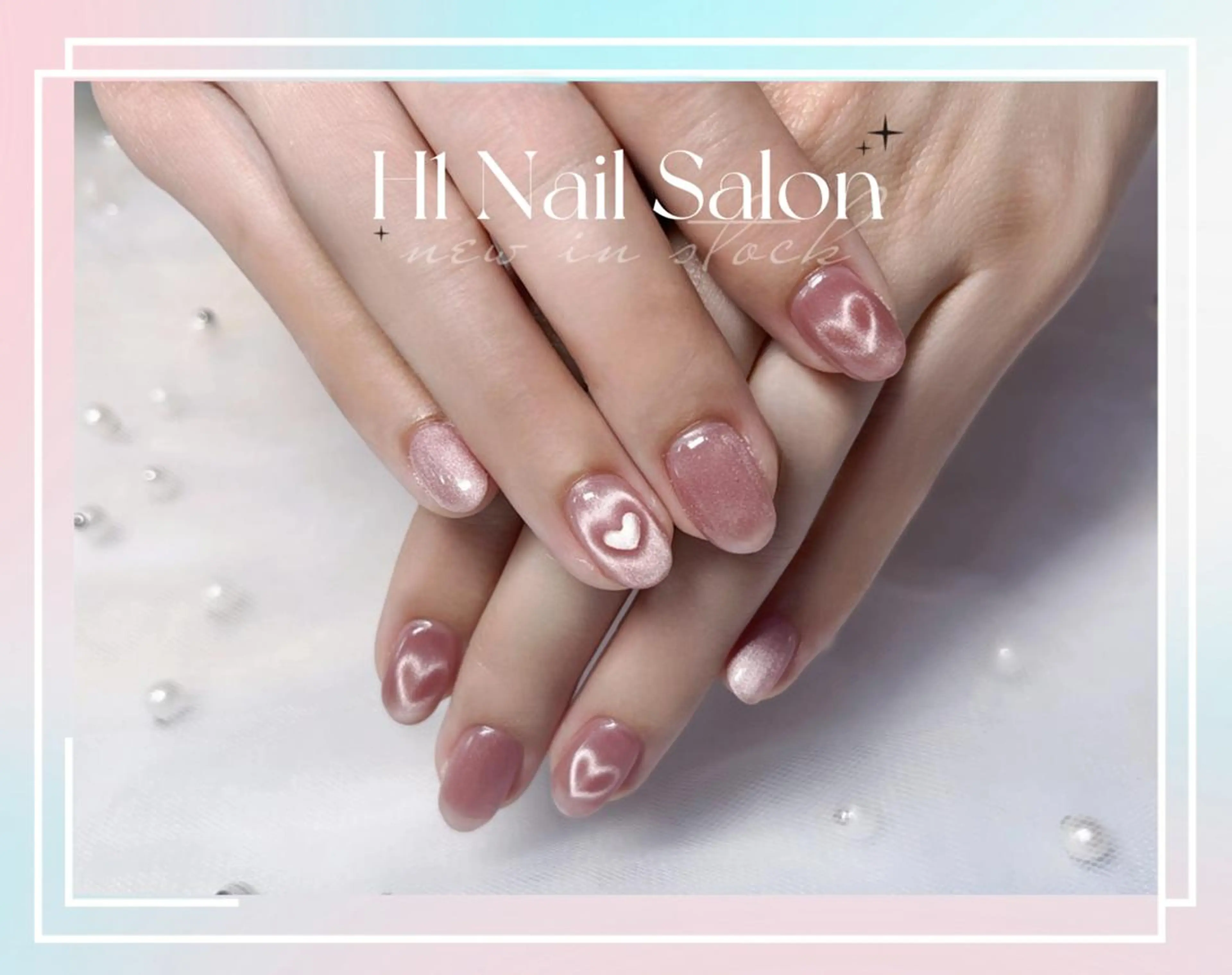 ミディアム ハンドネイル H1 ネイル サロンのネイルデザイン