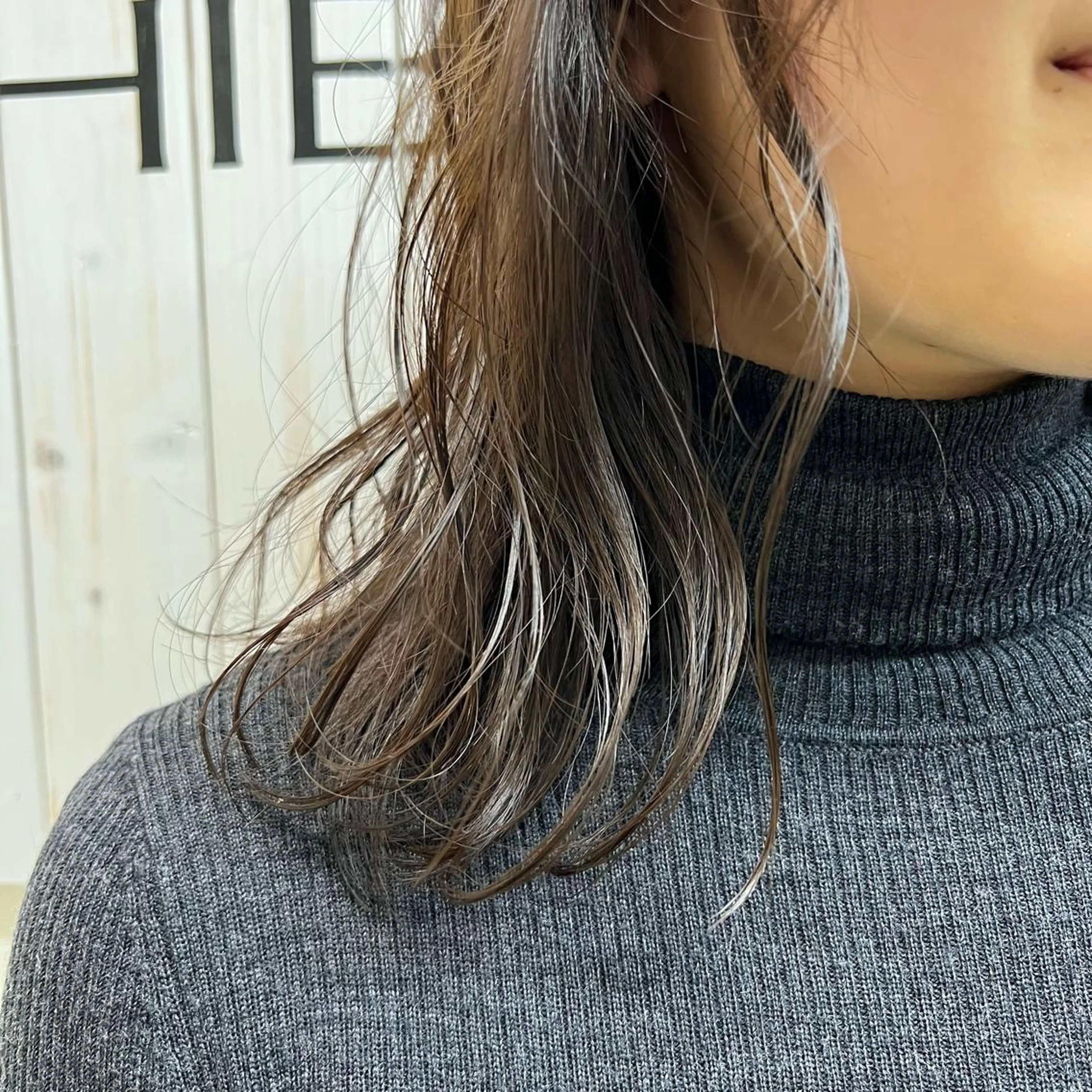 ミディアム カラー ヘアアレンジ 透明感カラー DIECESHIBUYA.所属・メンズ似合わせ/ ビジネスヘア/比嘉のヘアスタイル