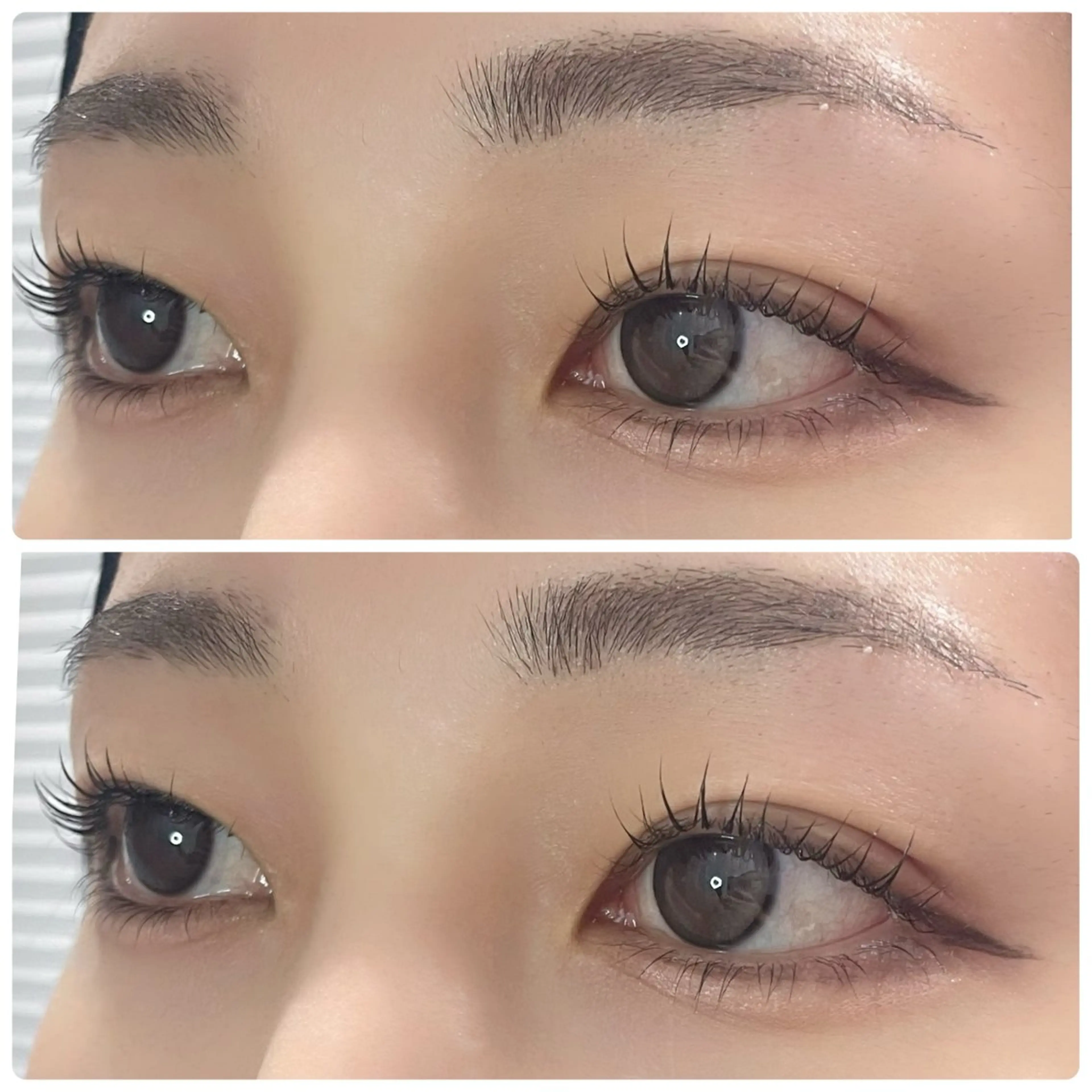 【栄／眉毛＆まつ毛】アイブロウWAX＋束感まつ毛パーマ上／時短で垢抜け◎の写真