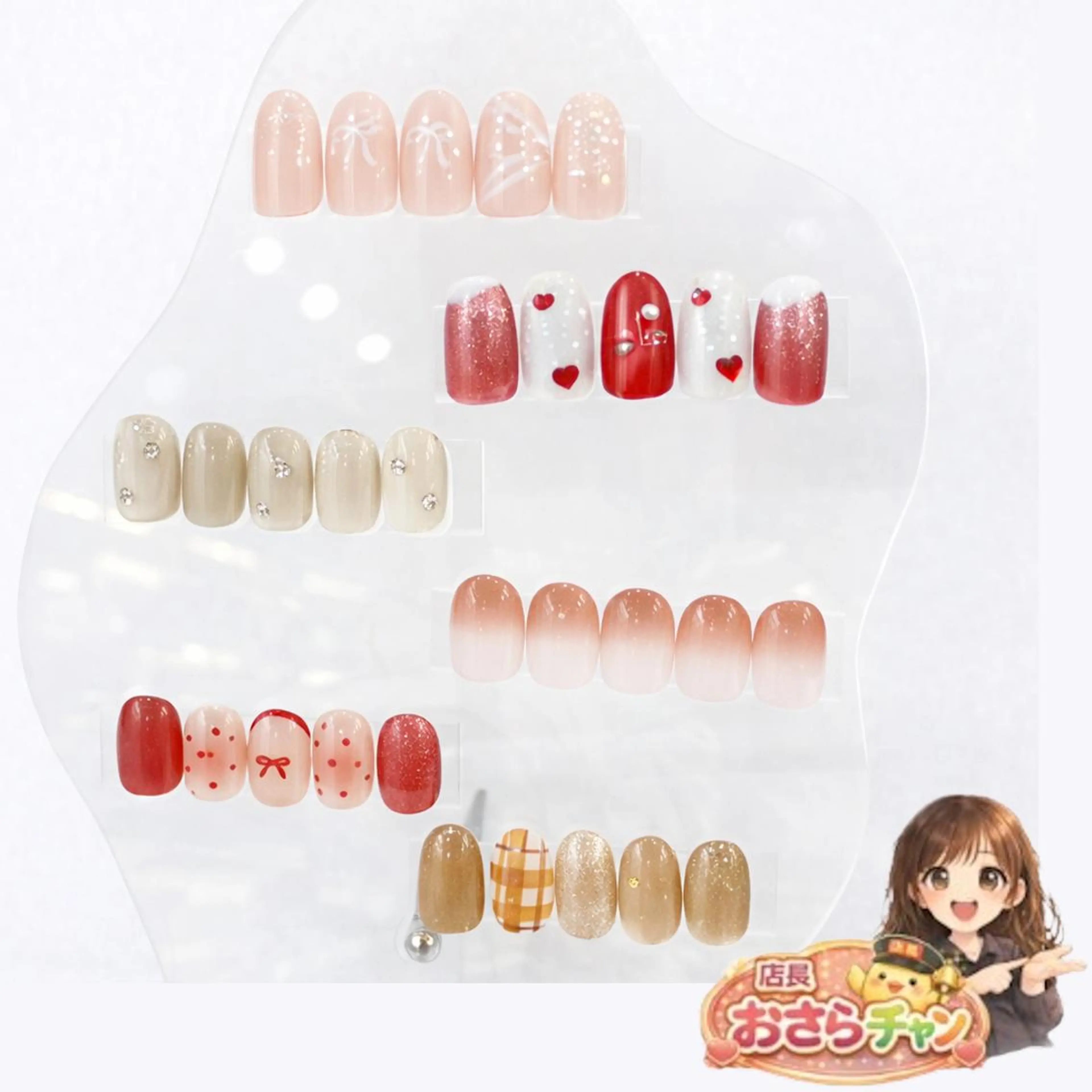 🫟ジェルネイルオフなし🫟🩵定額デザインネイル🩵💅HAND💅の写真