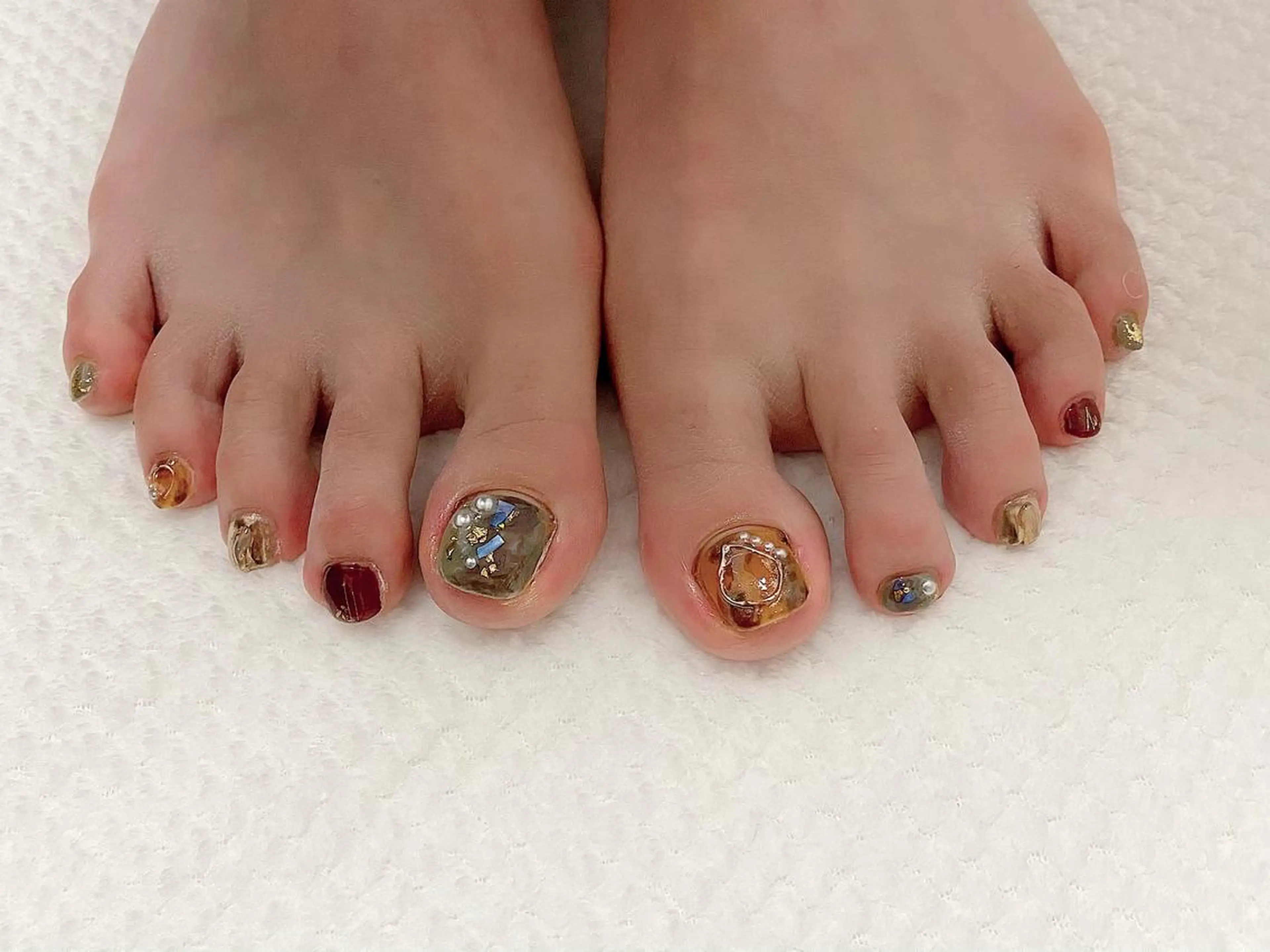 ネイル ハンドネイル フットネイル ejiri harukaのマツエク・マツパデザイン