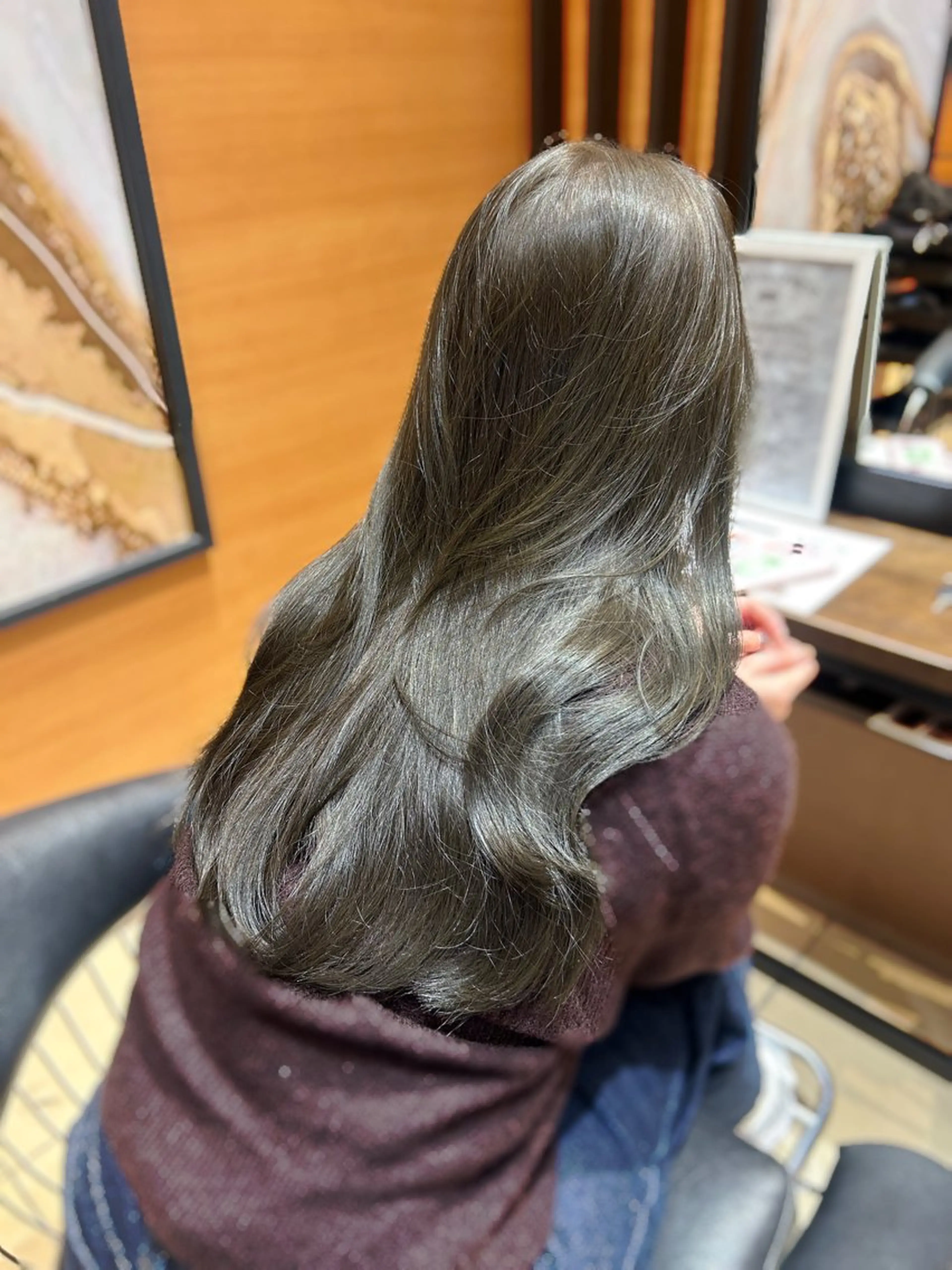 ロング カット ヘアカラー トリートメント ✨🍀岩崎 唯🍀✨のヘアスタイル