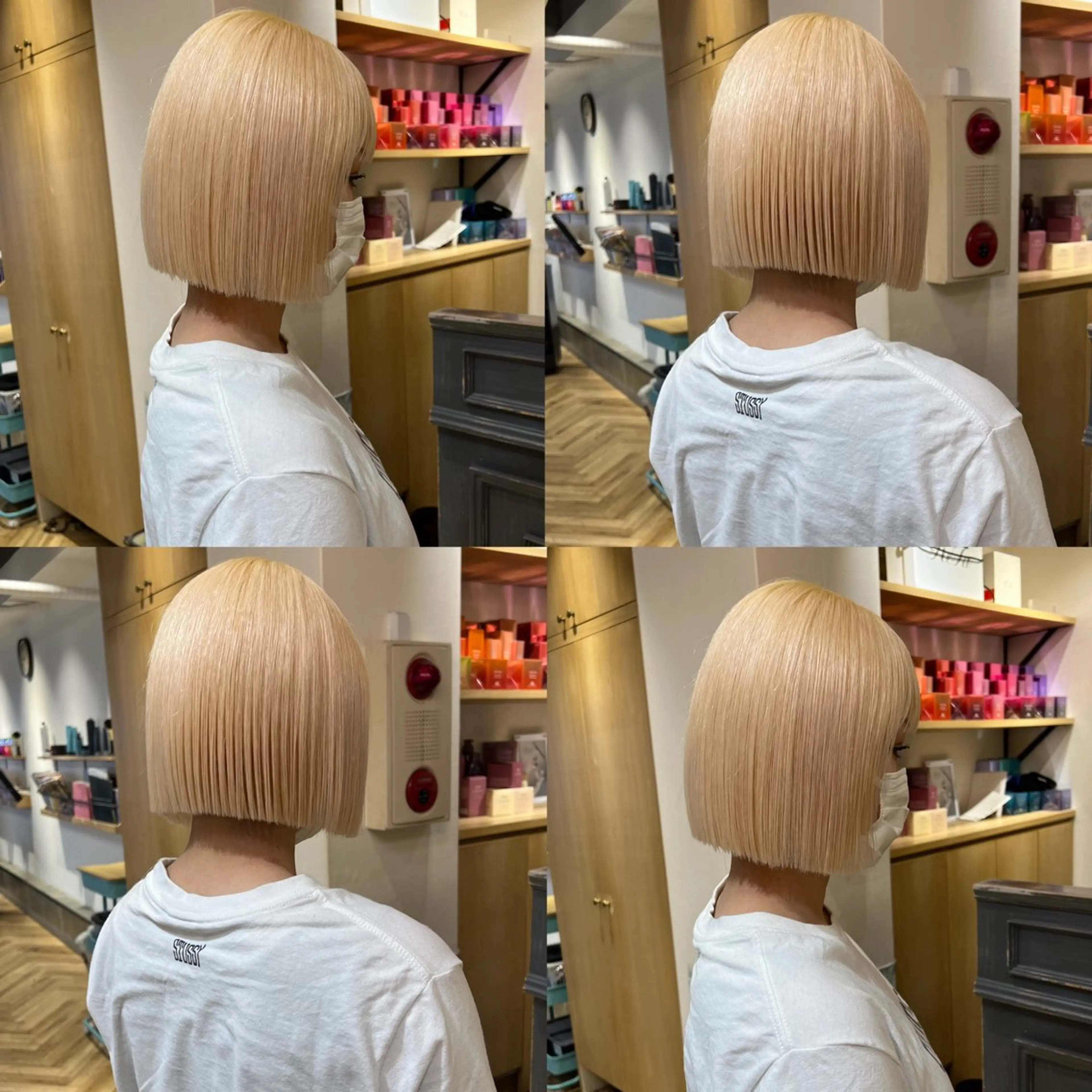 ショート カラー 艶カラー/韓国顔周り 🎀mamiのヘアスタイル