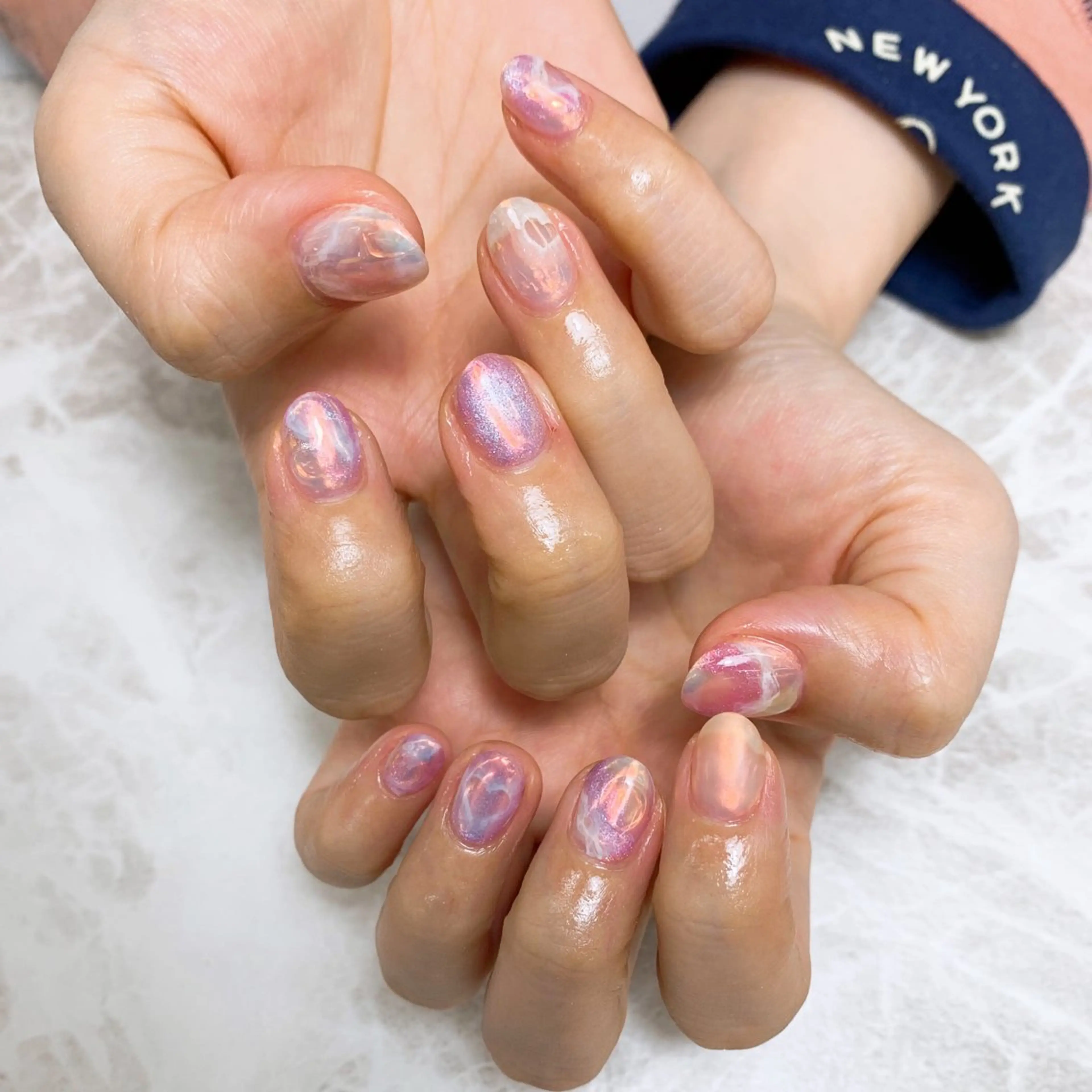 ネイル ハンドネイル ⭐︎休業中の練習⭐︎ JNA認定講師髙橋のネイルデザイン