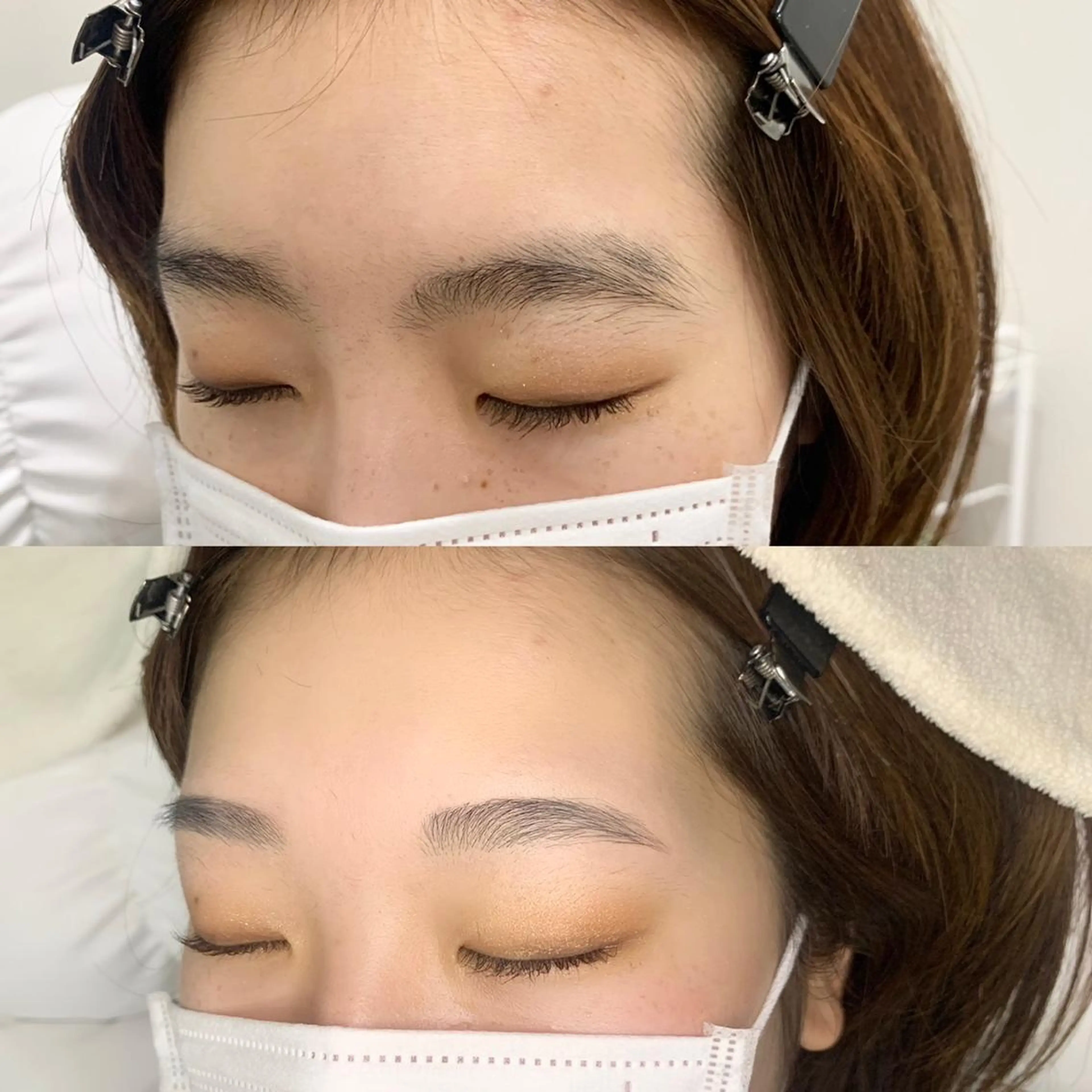 アイブロウ ワックス脱毛 Akari🖤 韓国アイドルまつぱのマツエク・マツパデザイン