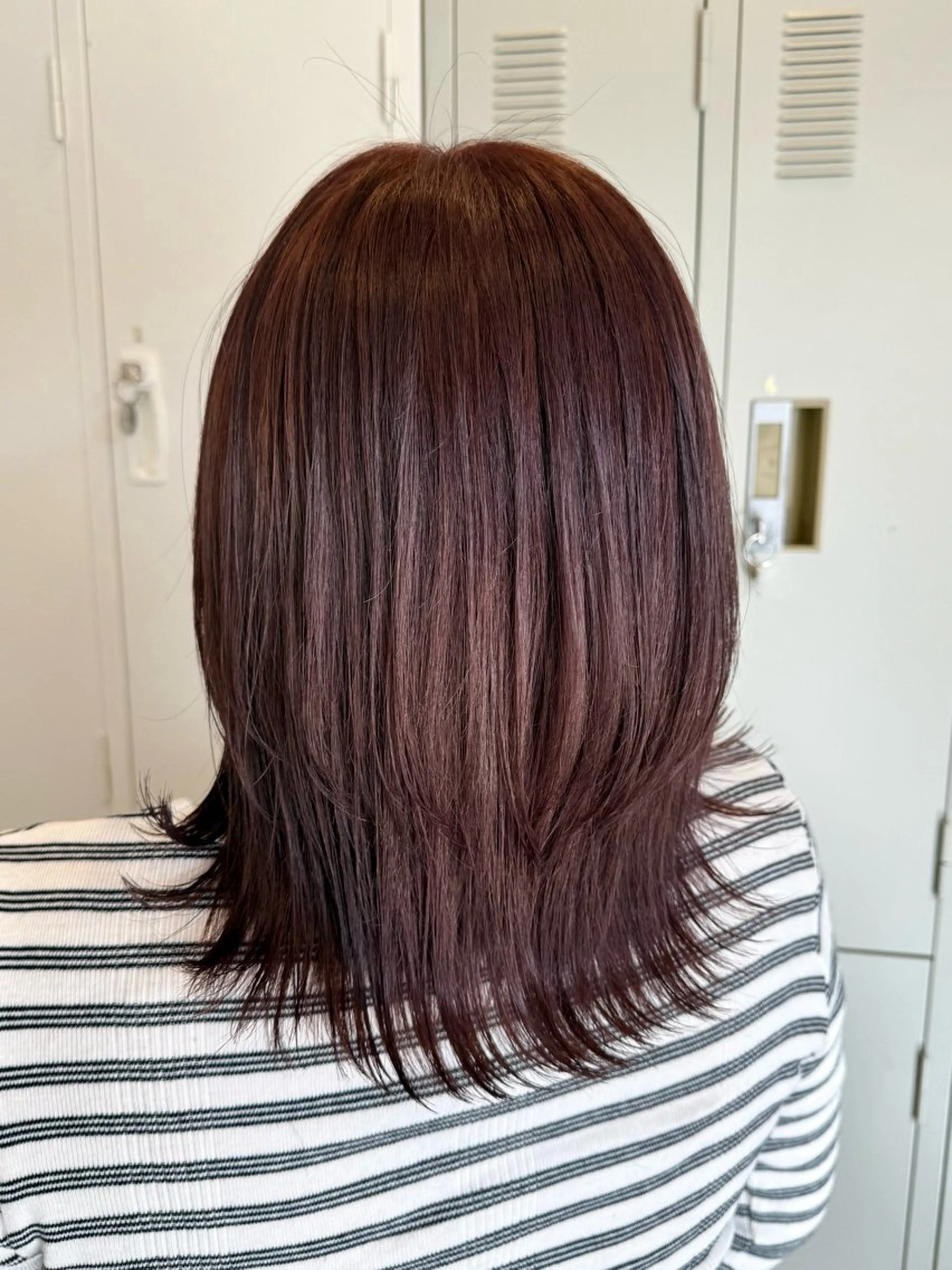 カラー ブリーチ ブラウンカラー 透明感カラー ブリーチなしカラー ピンクカラー Grandoll Luxe所属・大神 鈴夏のヘアスタイル