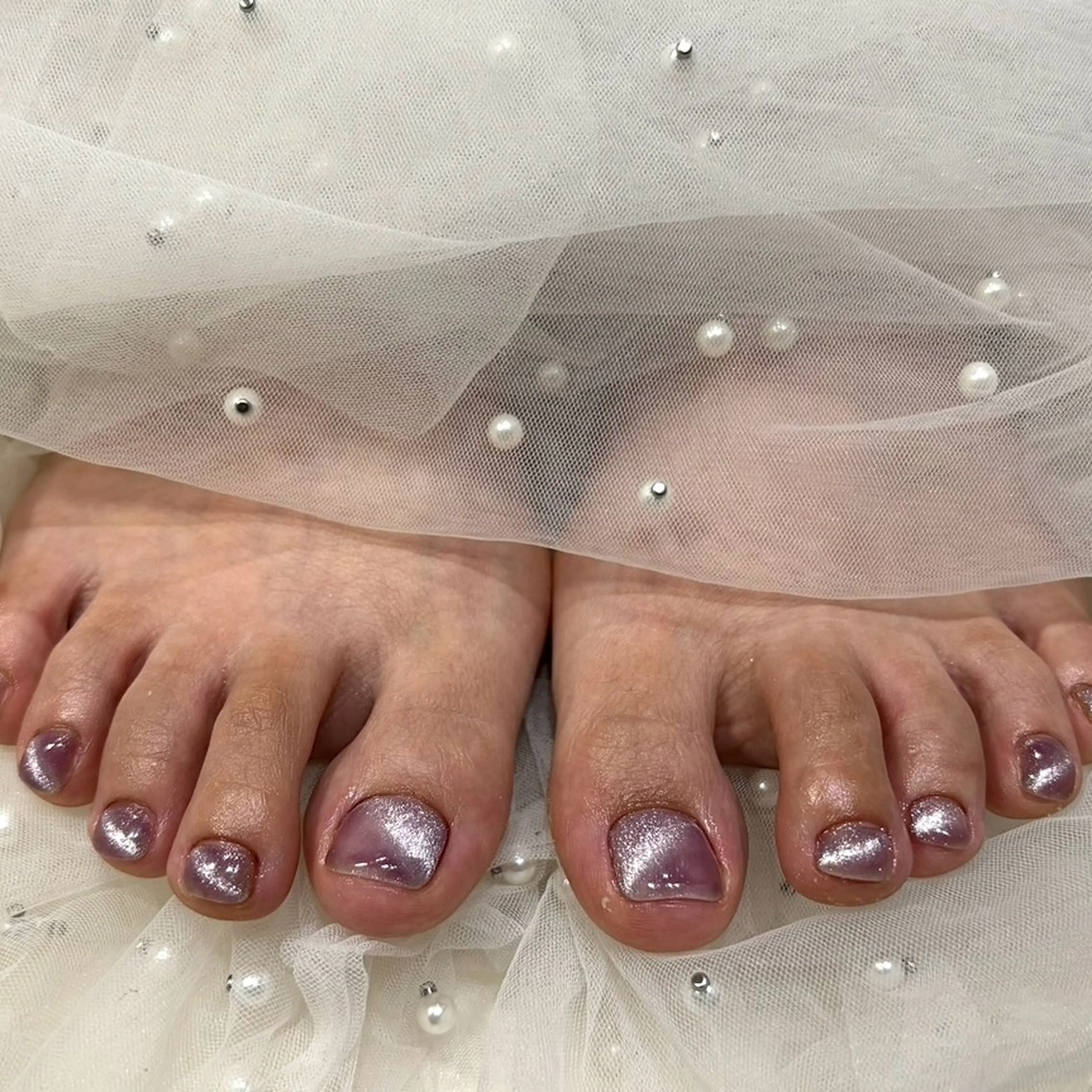 ネイル フットネイル Nami ‧₊💎.*˚のネイルデザイン