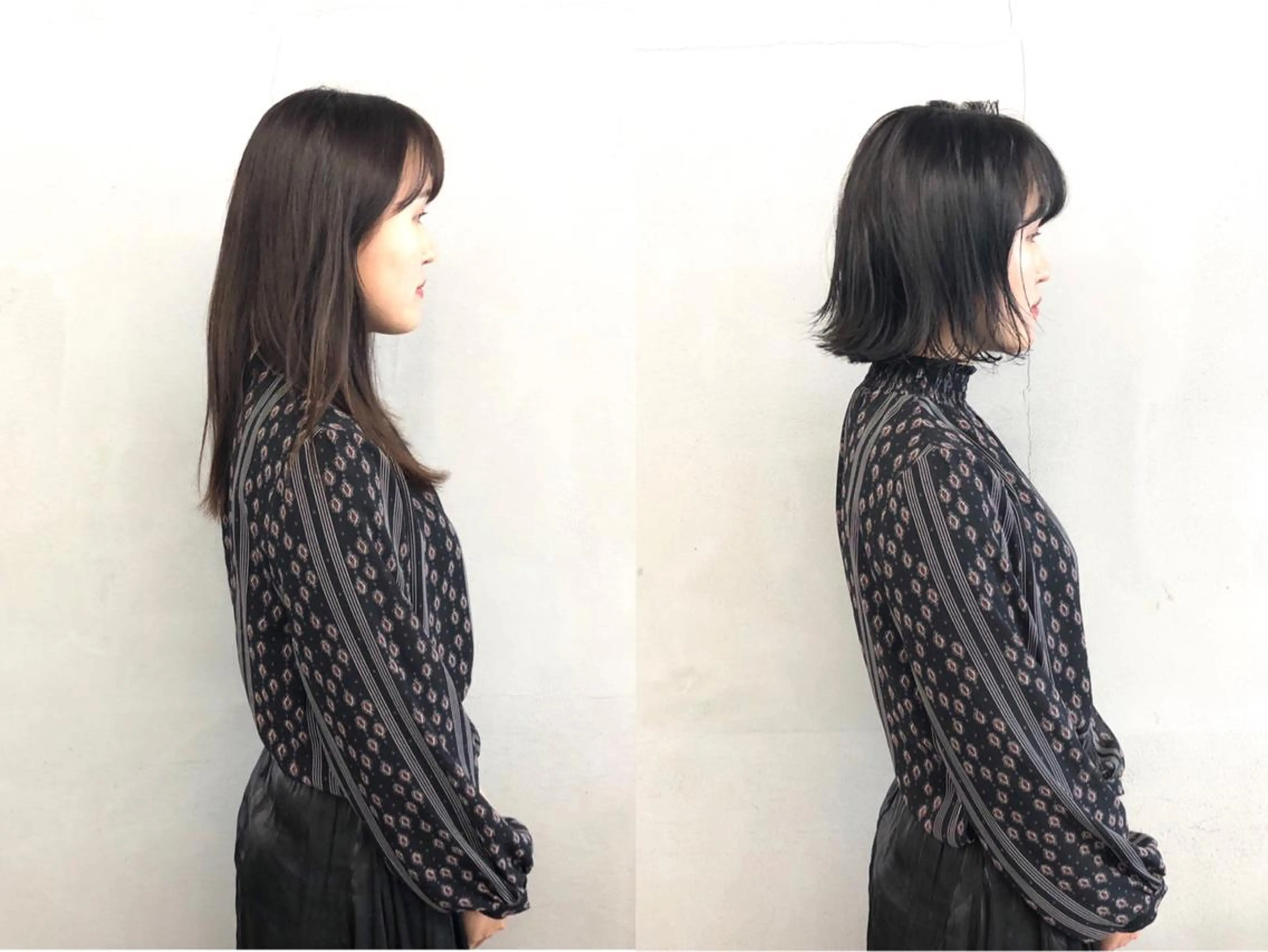 ショート カラー 切りっぱなしボブ ボブ カット ボブ/ショート/ 白髪染め/メンズ葛西のヘアスタイル