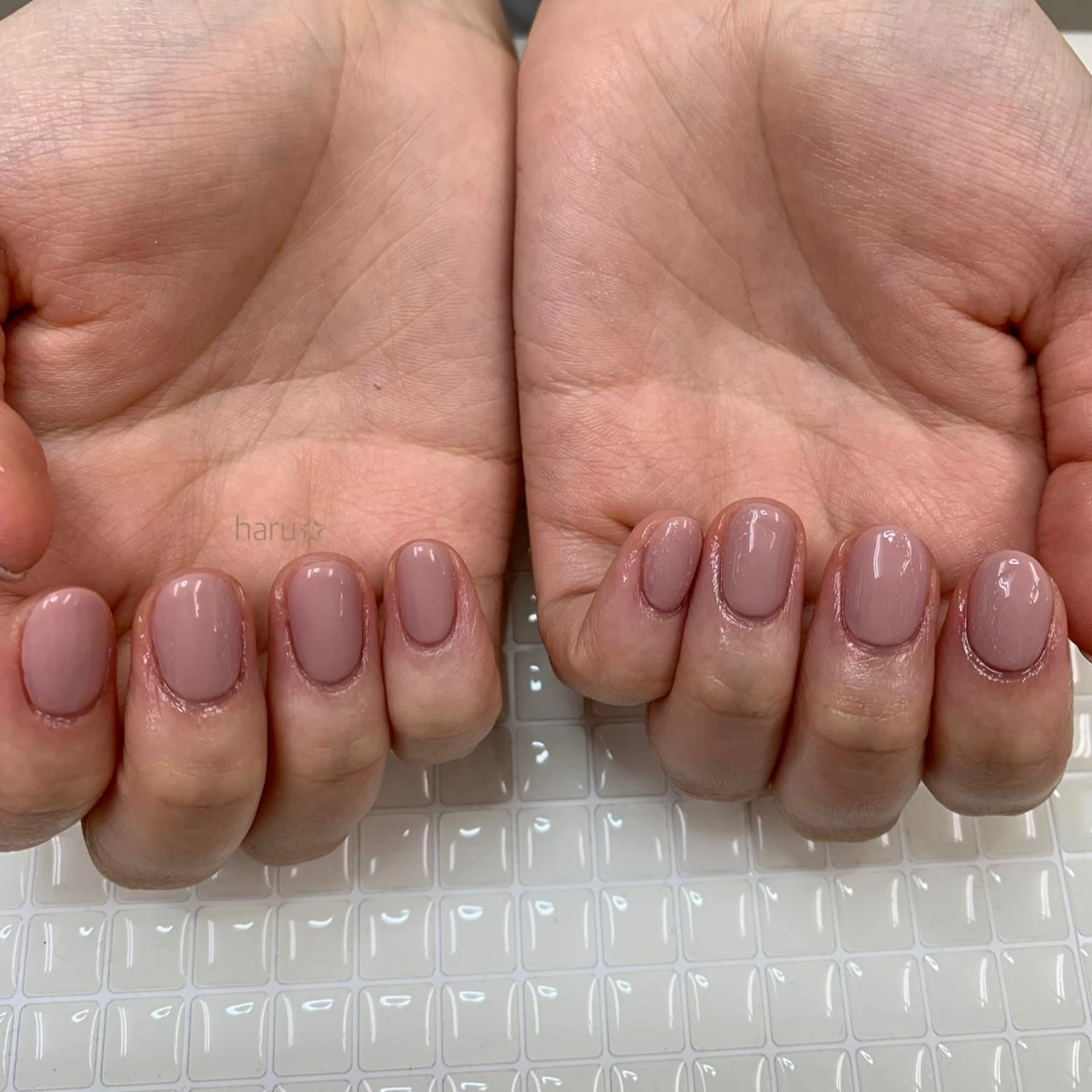 ネイル ワンカラーネイル ハンドネイル うにゃねいる ✿ harunaのネイルデザイン