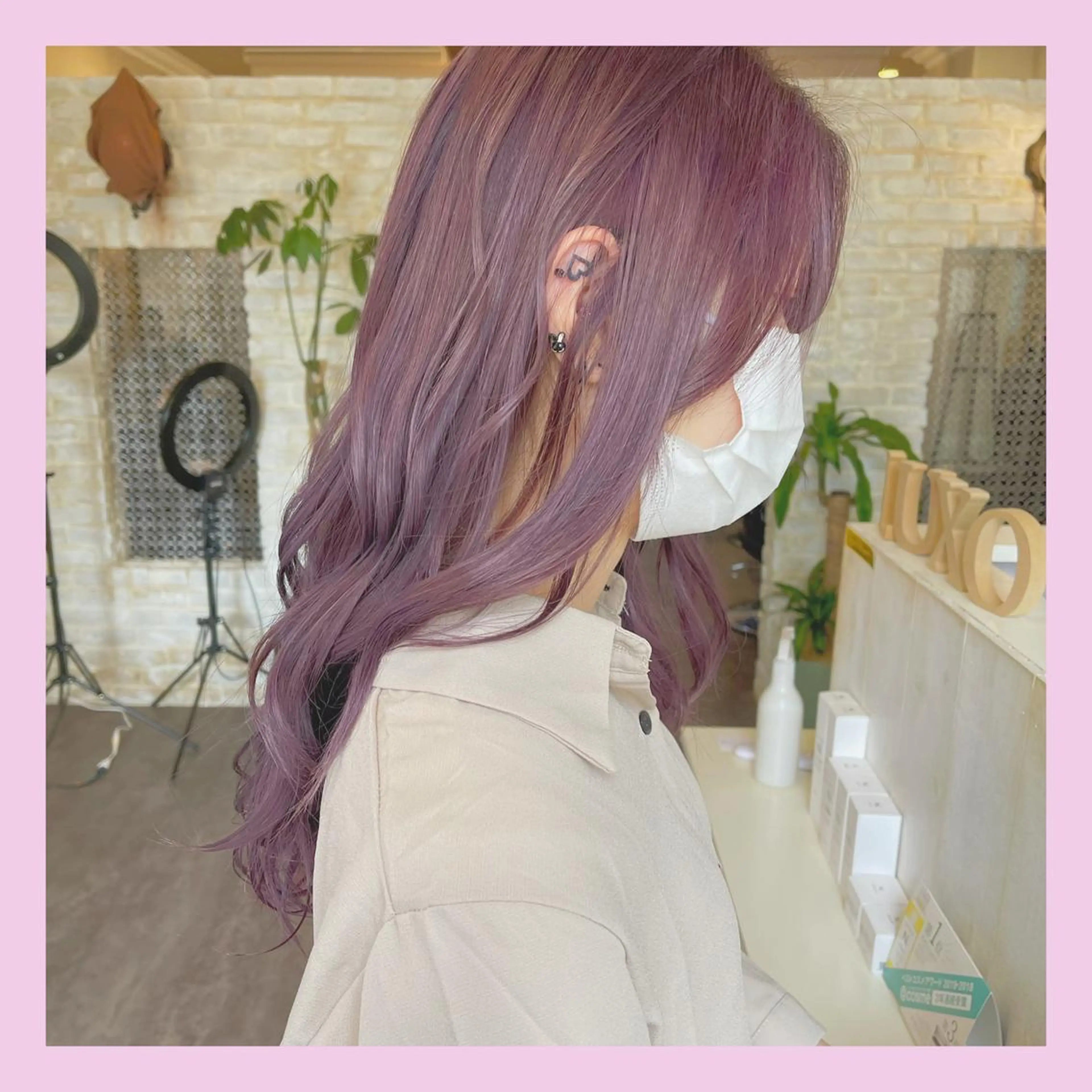 ミディアム カラー🫧アレンジ 🎀REIMIのヘアスタイル