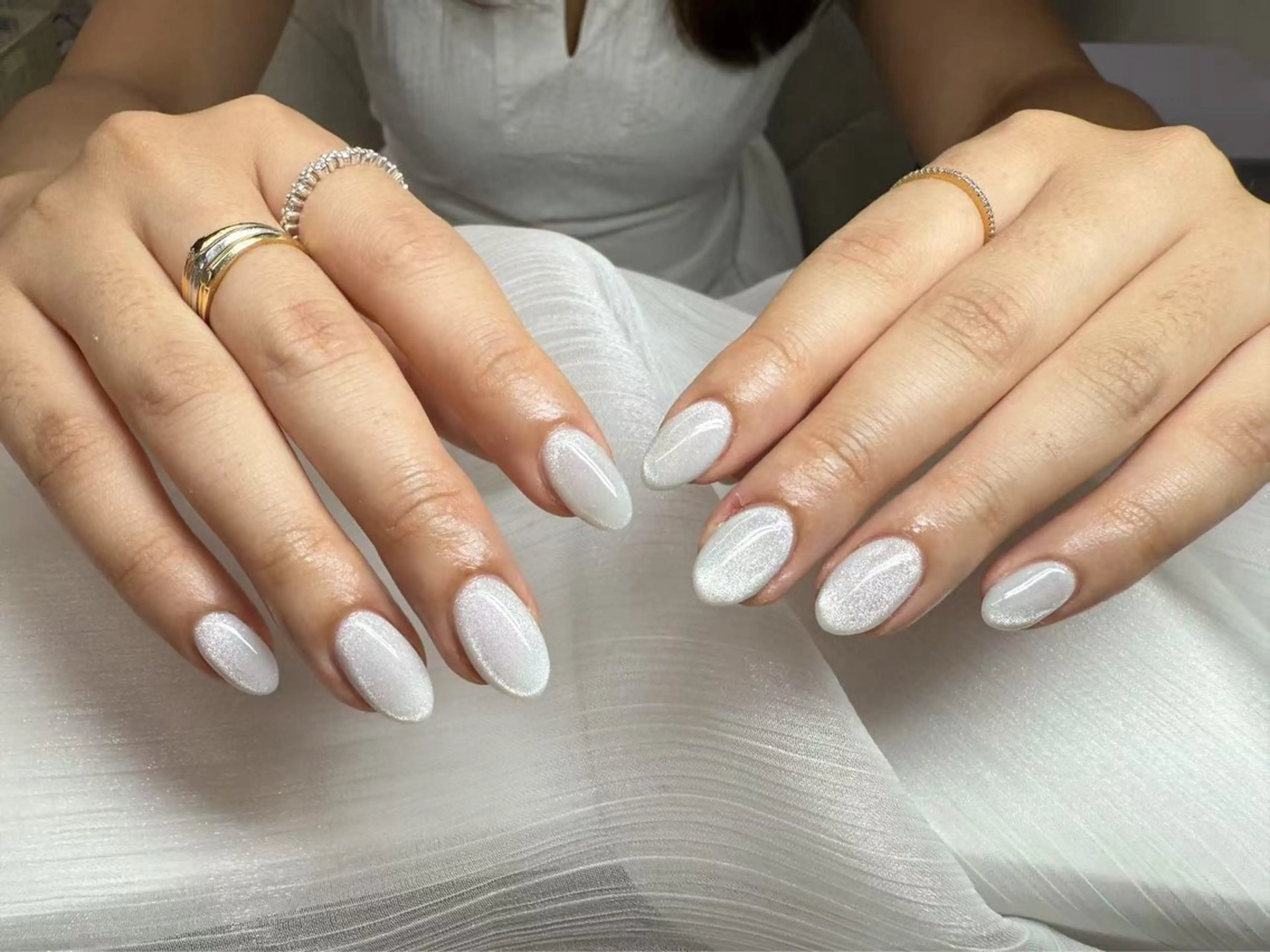 ネイル Kaka_ パラジェル、長さだしのネイルデザイン