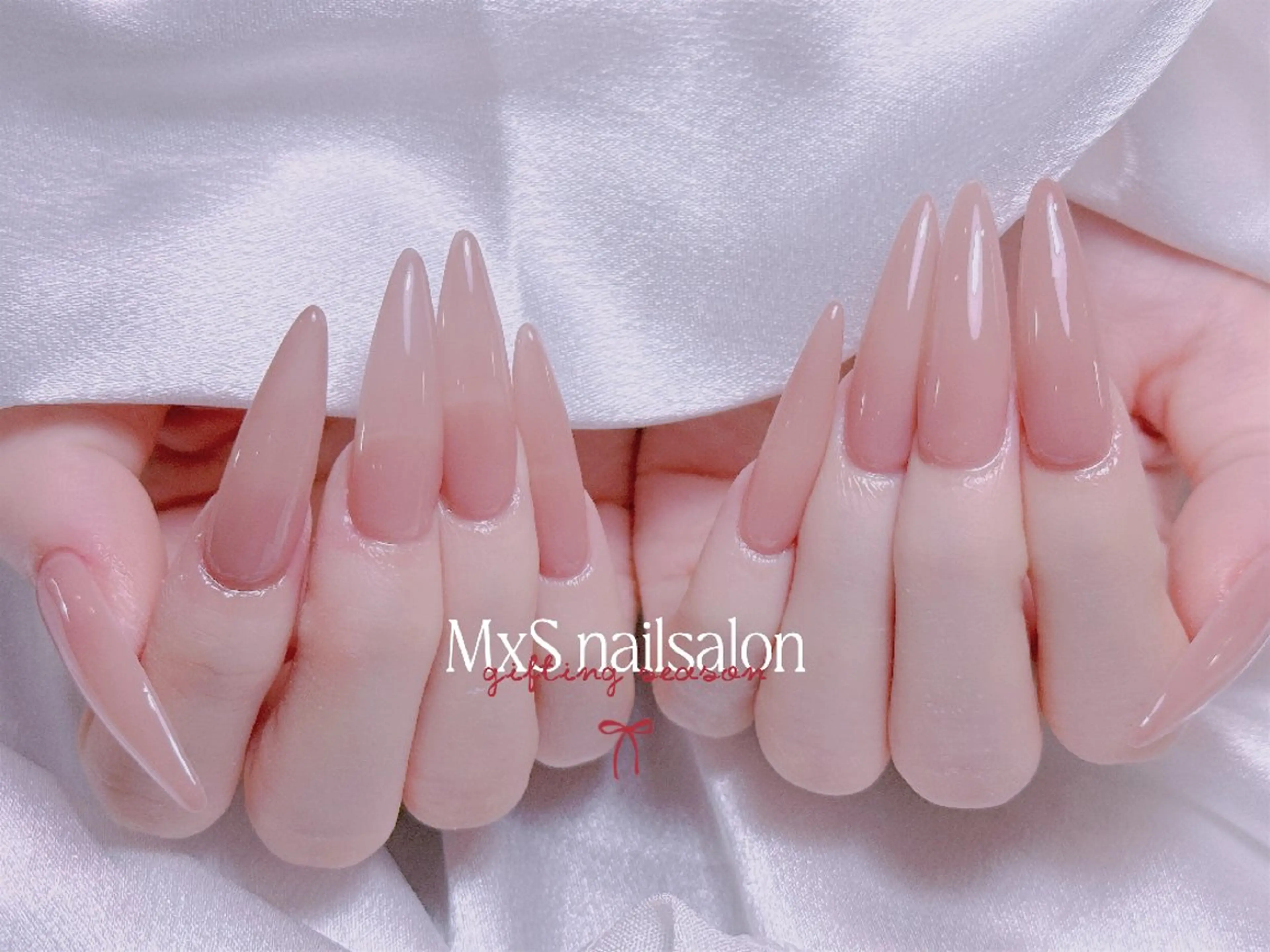 ネイル ジェルネイル 韓国ネイル マグネットネイル パラジェル バレンタイン ハンドネイル ハンドケア MxS Nail 【長さだし/フィルイン/マグネット/ワンホンネイル/韓国ネイル/パラジェル】所属・M×S Nail みなのネイルデザイン