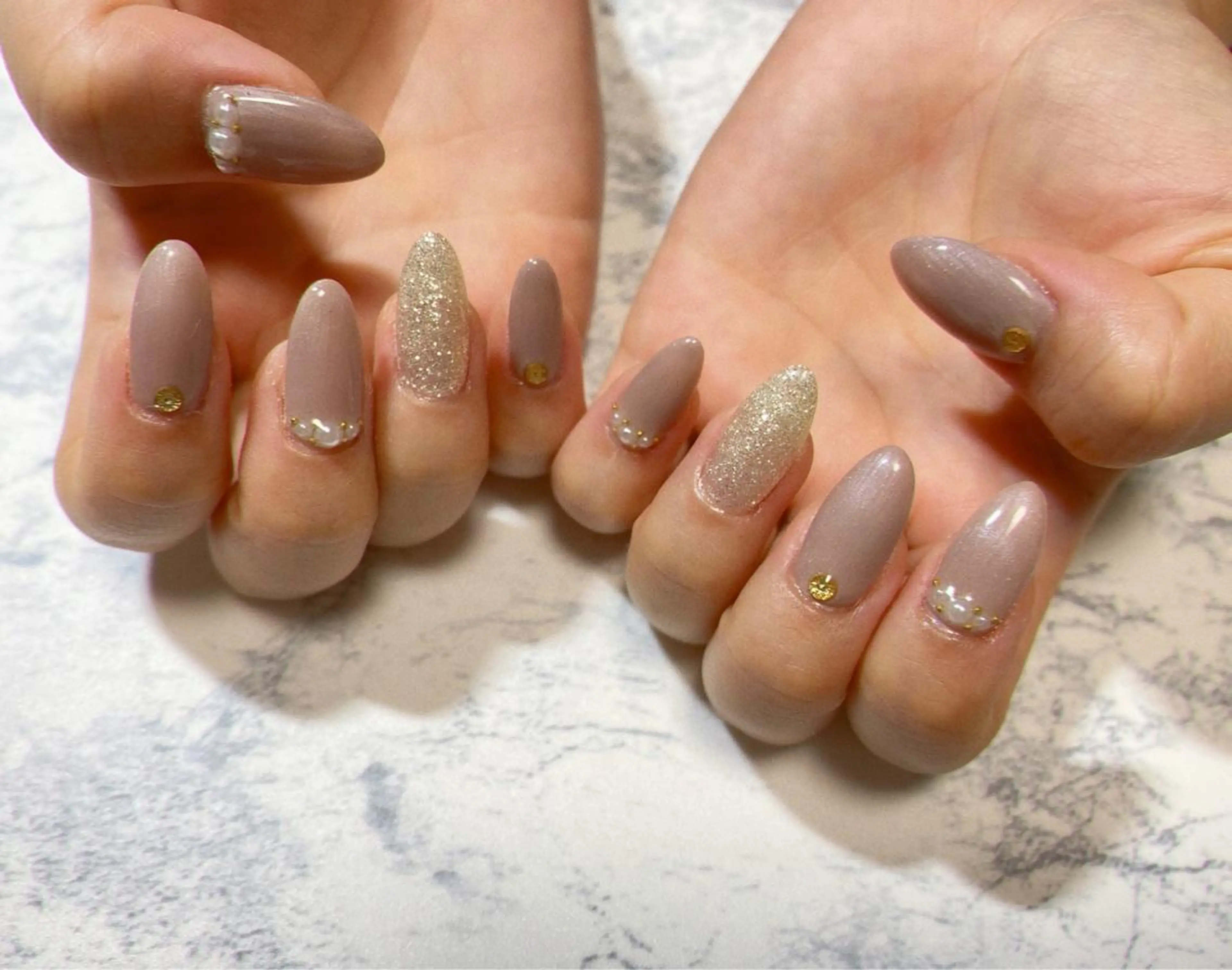 ジェルスカルプ💅[オフ無し]ワンカラー✨デザイン追加🆗デザイン追加料金¥100​〜​の写真