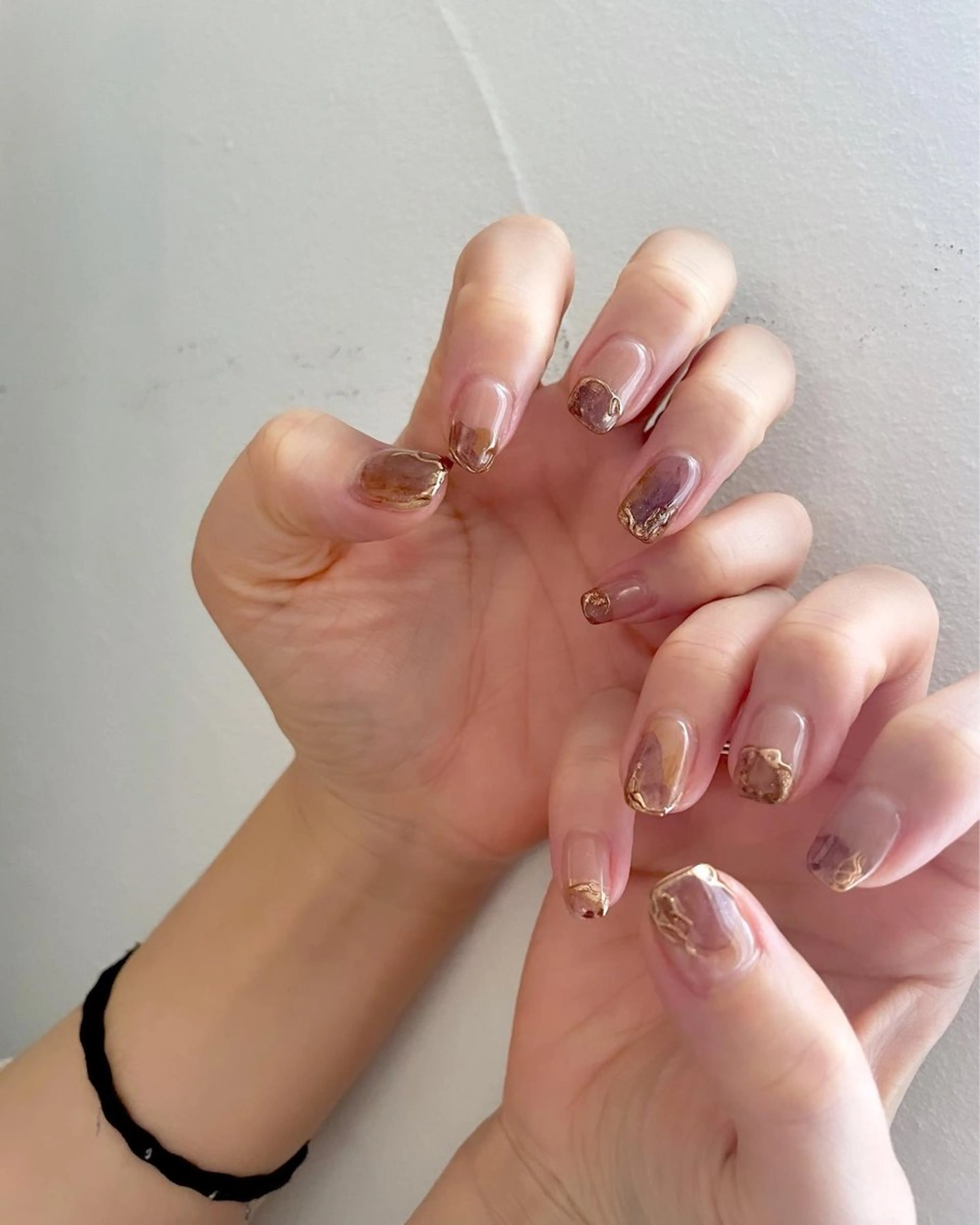 ネイル ジェルネイル ゴールド パラジェル 春ネイル 黄色 ハンドネイル フットネイル 甲府市徳行 🧸prunelleのネイルデザイン