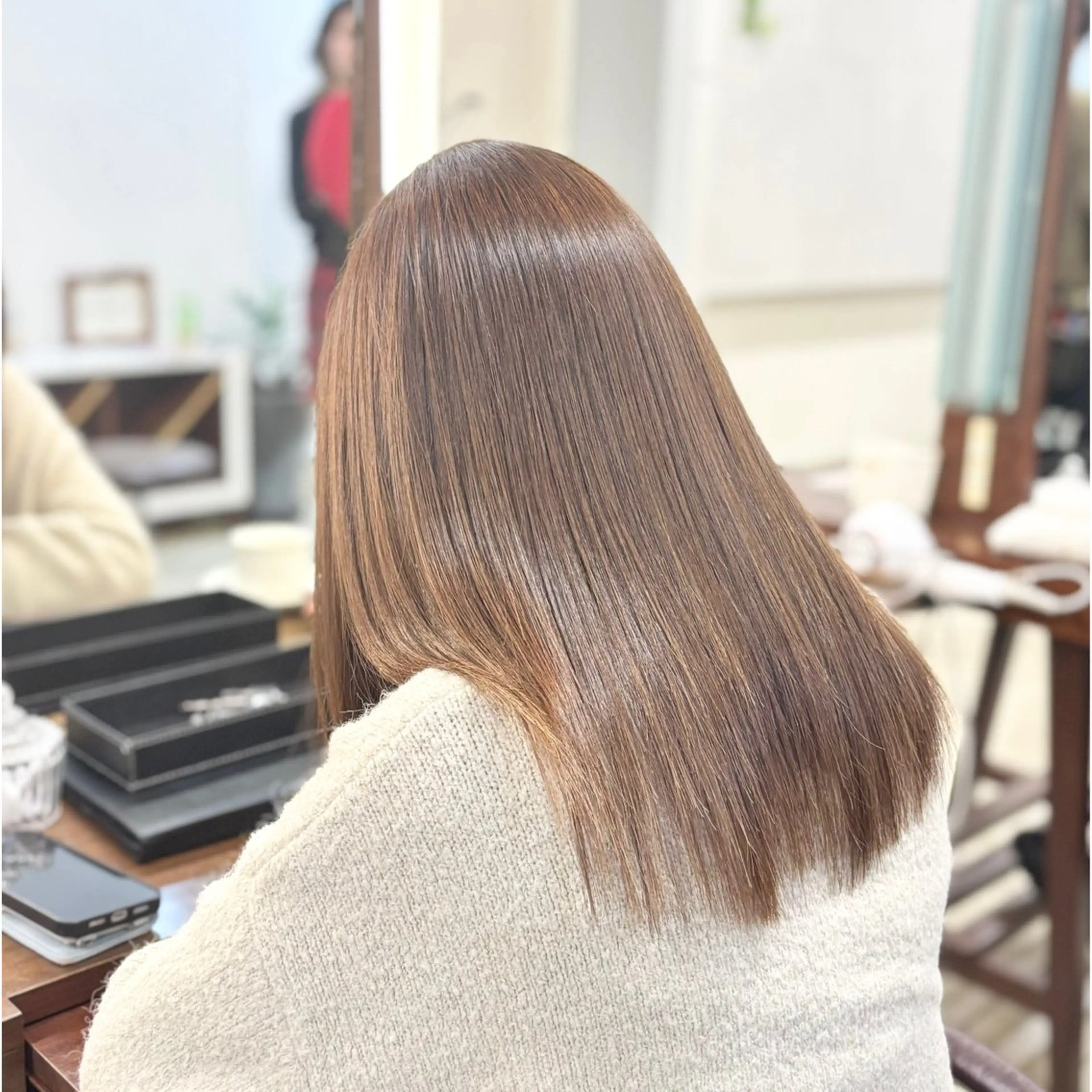 ロング 縮毛矯正 ボブ&ショート /筒井謙登のヘアスタイル