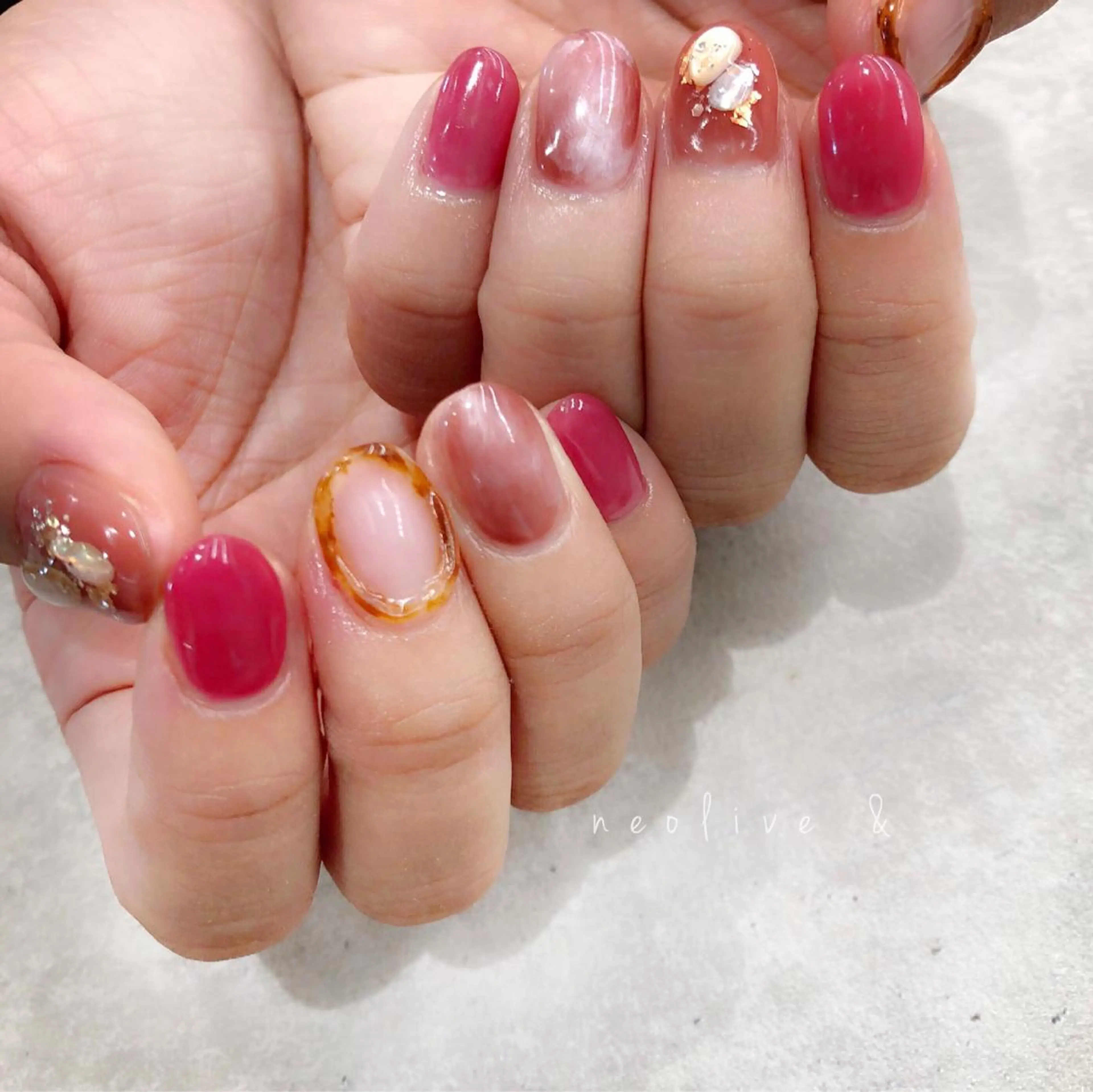 ネイル Yuriko Omi パラジェル/渋谷のネイルデザイン