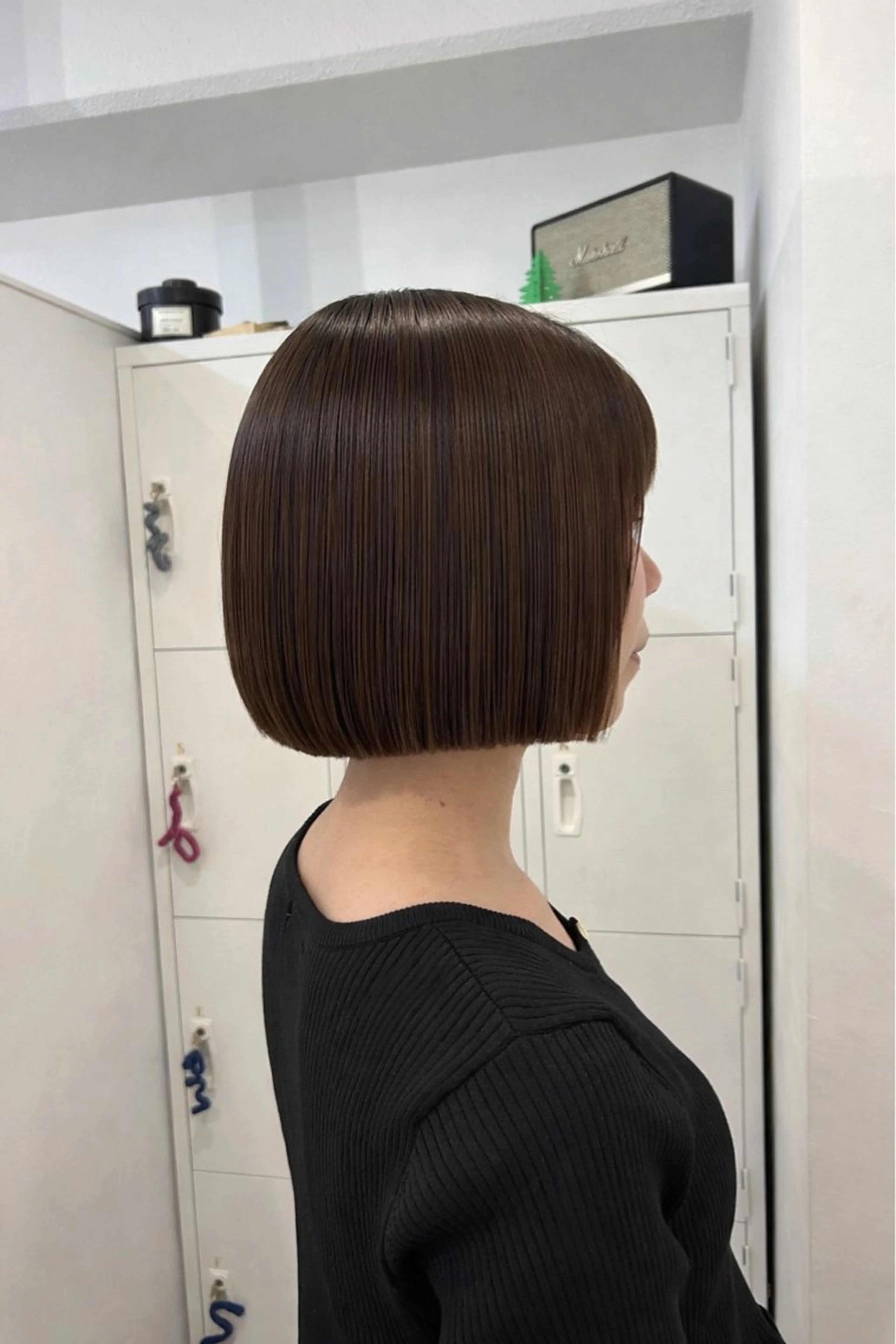 ミディアム ボブ H女性専用サロン梅田所属・伊澤 紗弥のヘアスタイル