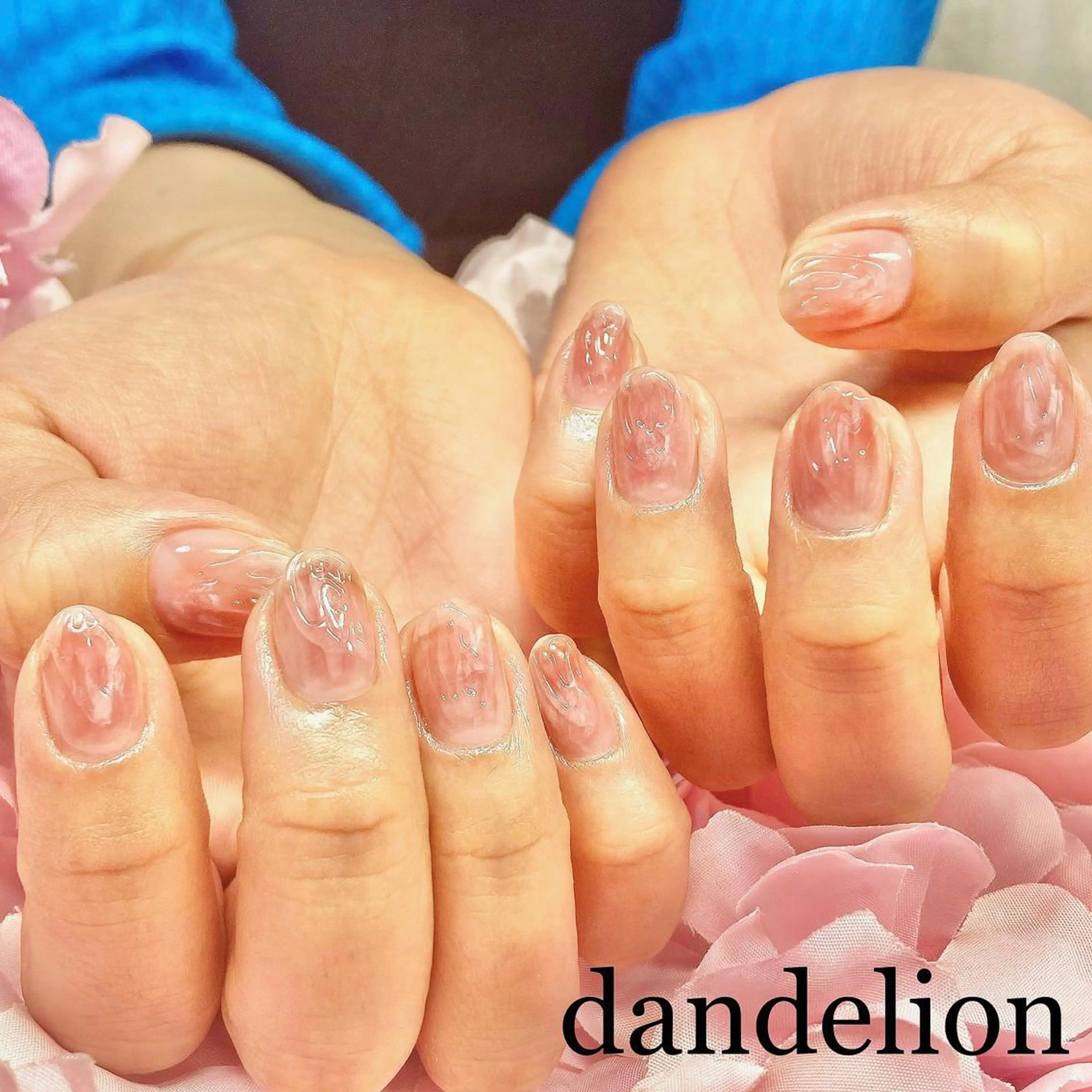 ネイル ハンドネイル ハンドケア dandelion ダンデライオンのネイルデザイン