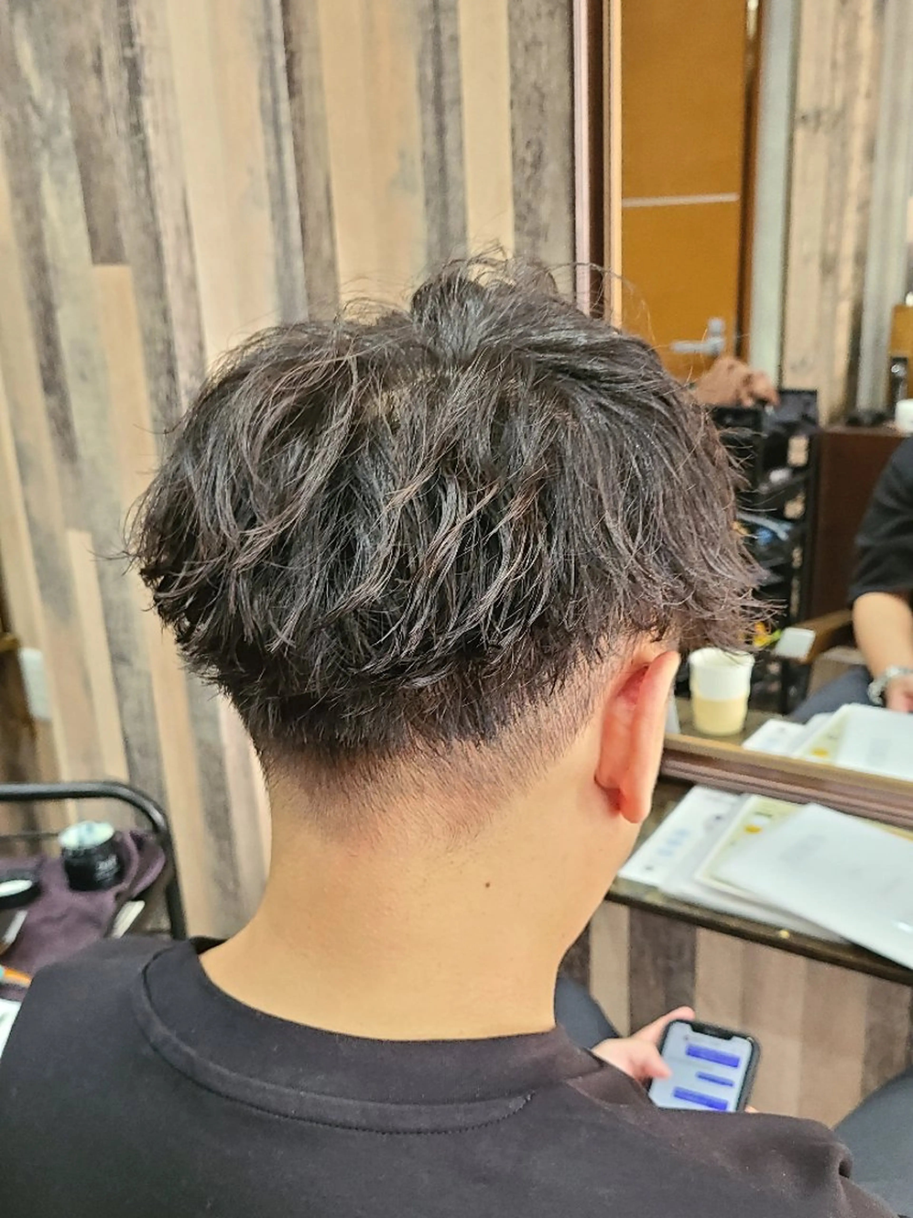 メンズ ミディアム カット EDEN店長／ 短髪／パーマ職人🔥のヘアスタイル