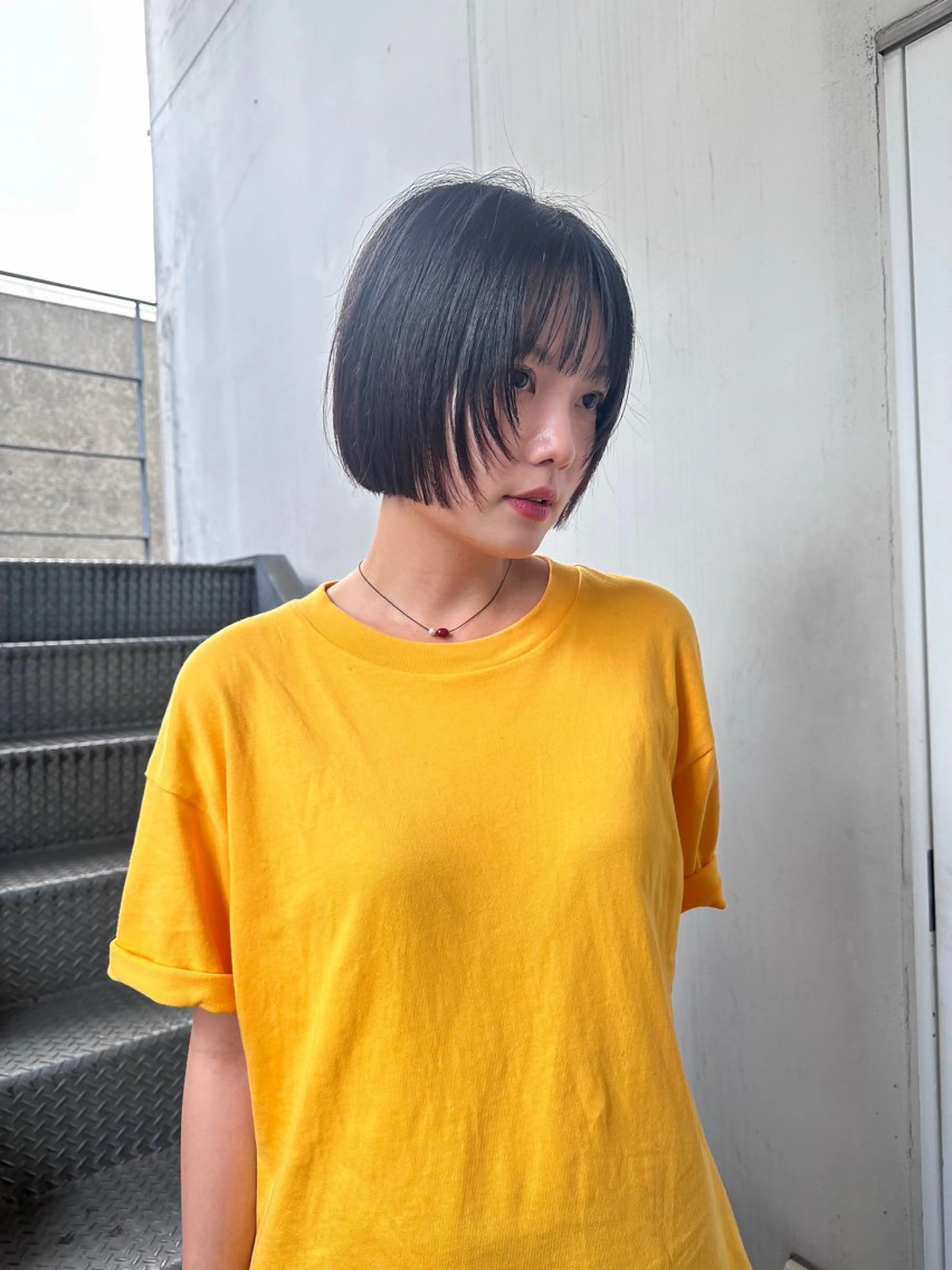 ショート カット ボブ/顔周りレイヤー 似合わせcut🪽のヘアスタイル