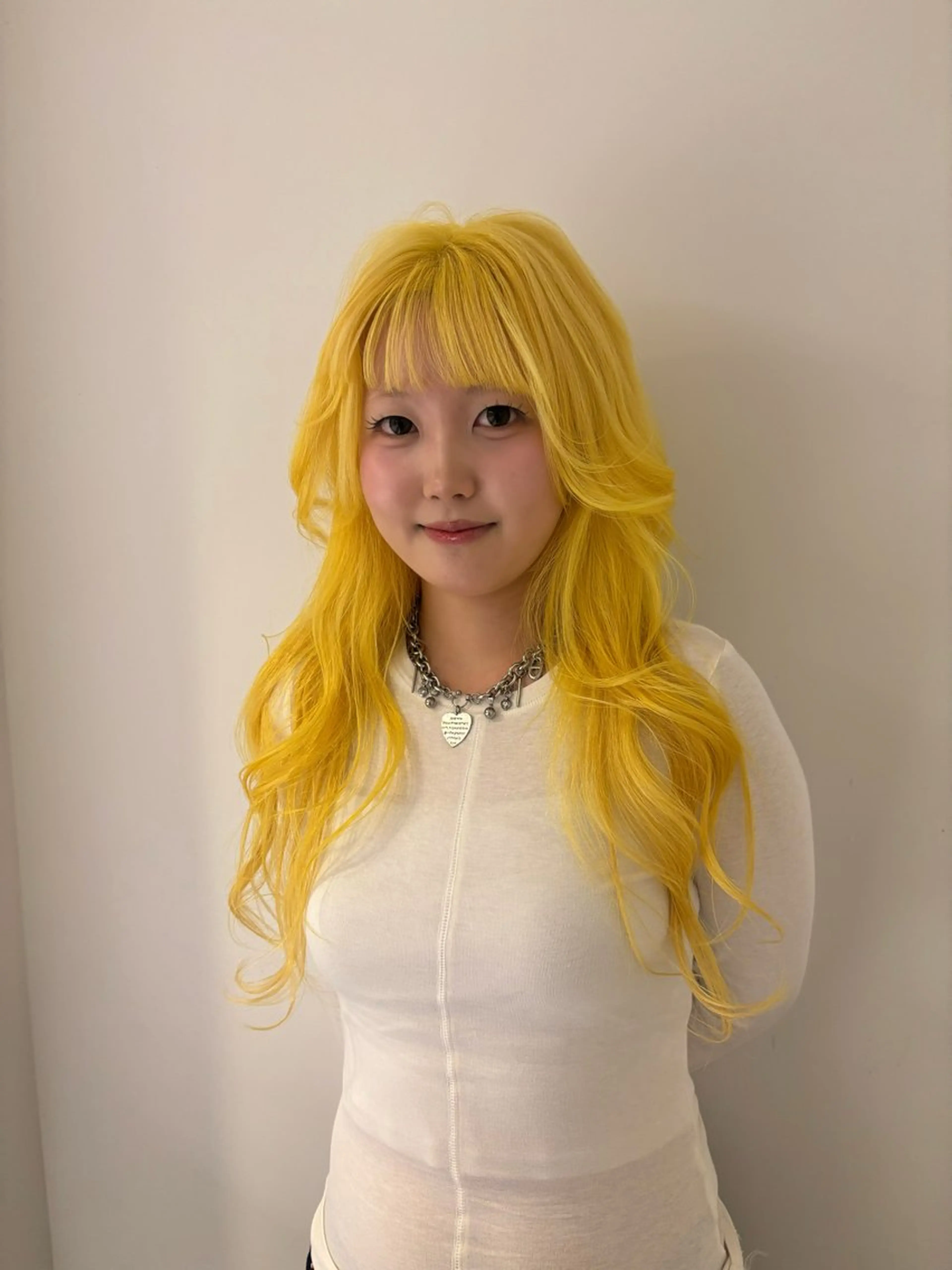 ロング ヘアカラー ハイトーン/ ハイライト真柚🍨のヘアスタイル