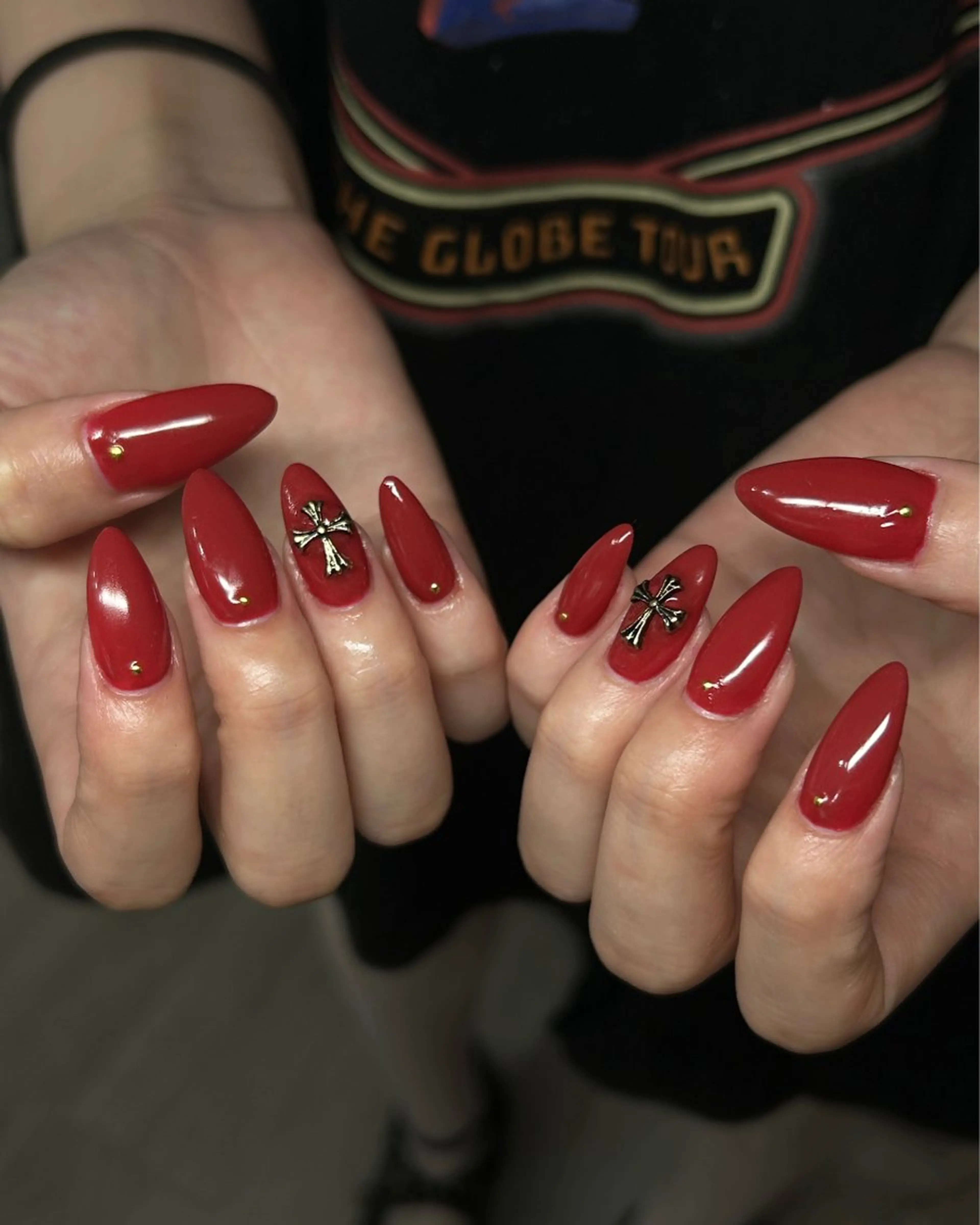 ネイル ハンドネイル Haluca 長さ出し🍀のネイルデザイン