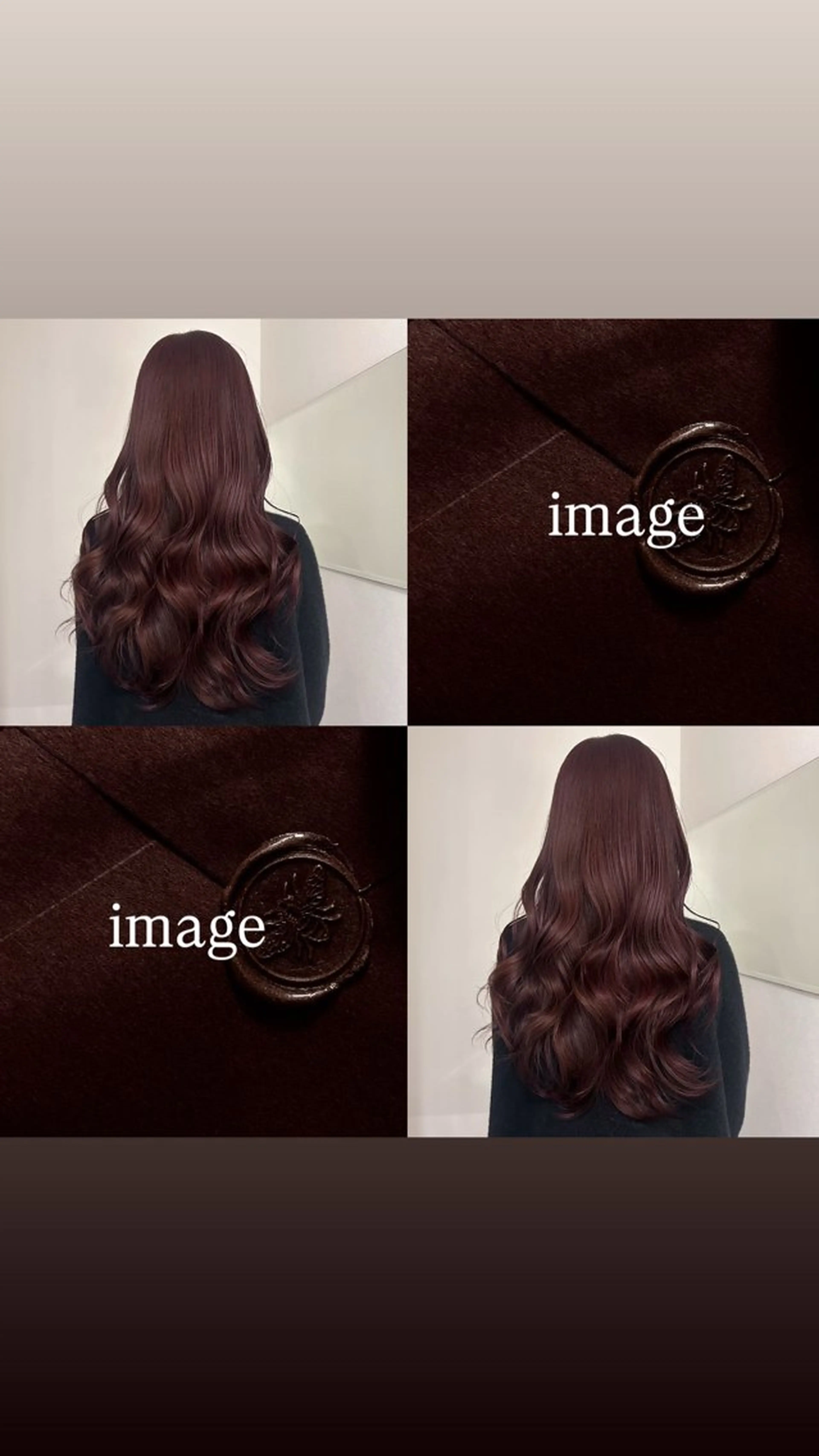 ロング ヘアカラー トリートメント senri お洒落ヘア/経堂のヘアスタイル