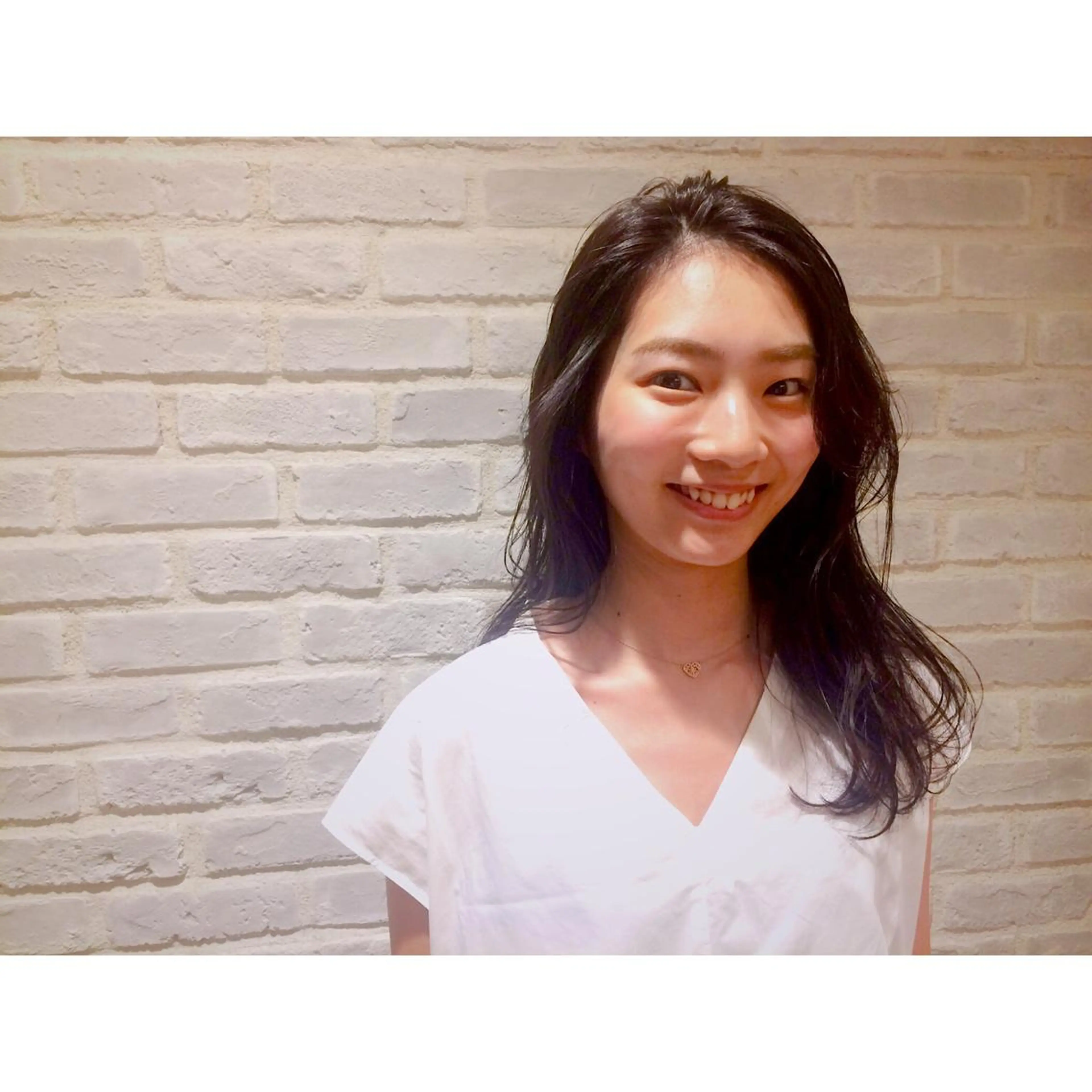 ロング カラー パーマ ヘアアレンジ 藤井 菜緒のヘアスタイル
