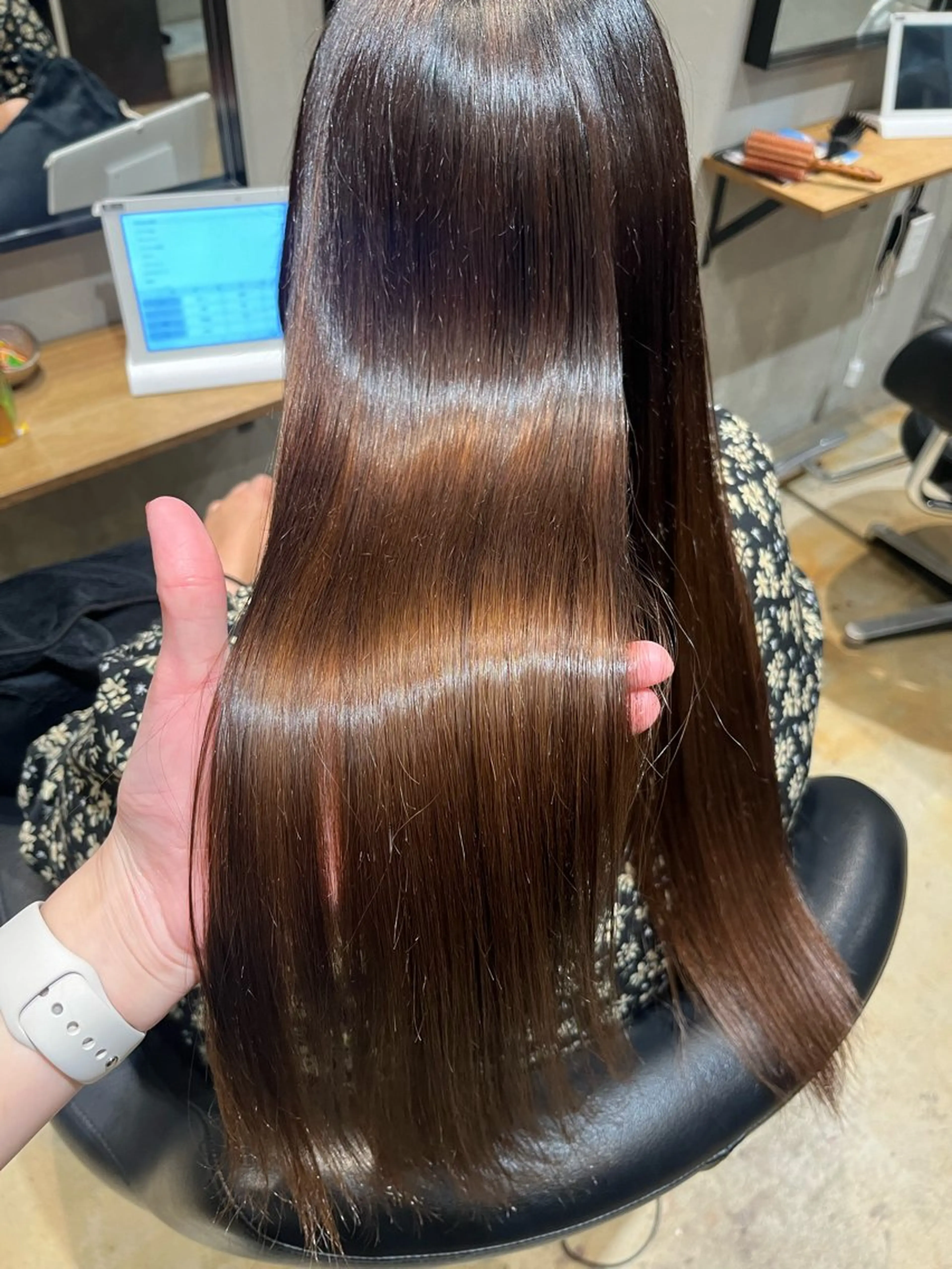 ロング みわ/博多 ブリーチ/メンズヘアのヘアスタイル