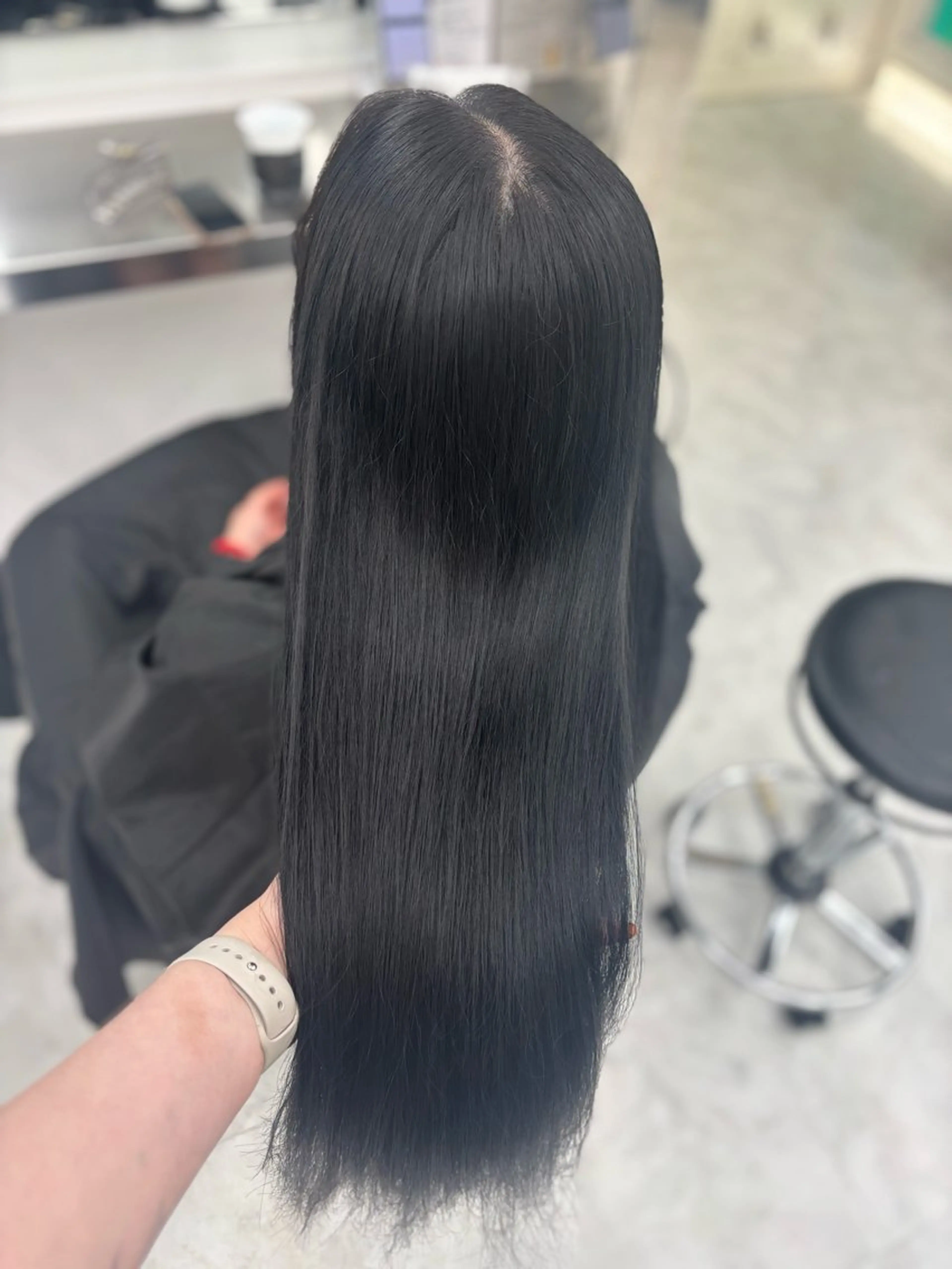 ロング 韓国風暗髪ヘア🤍 🫧MIREIのヘアスタイル