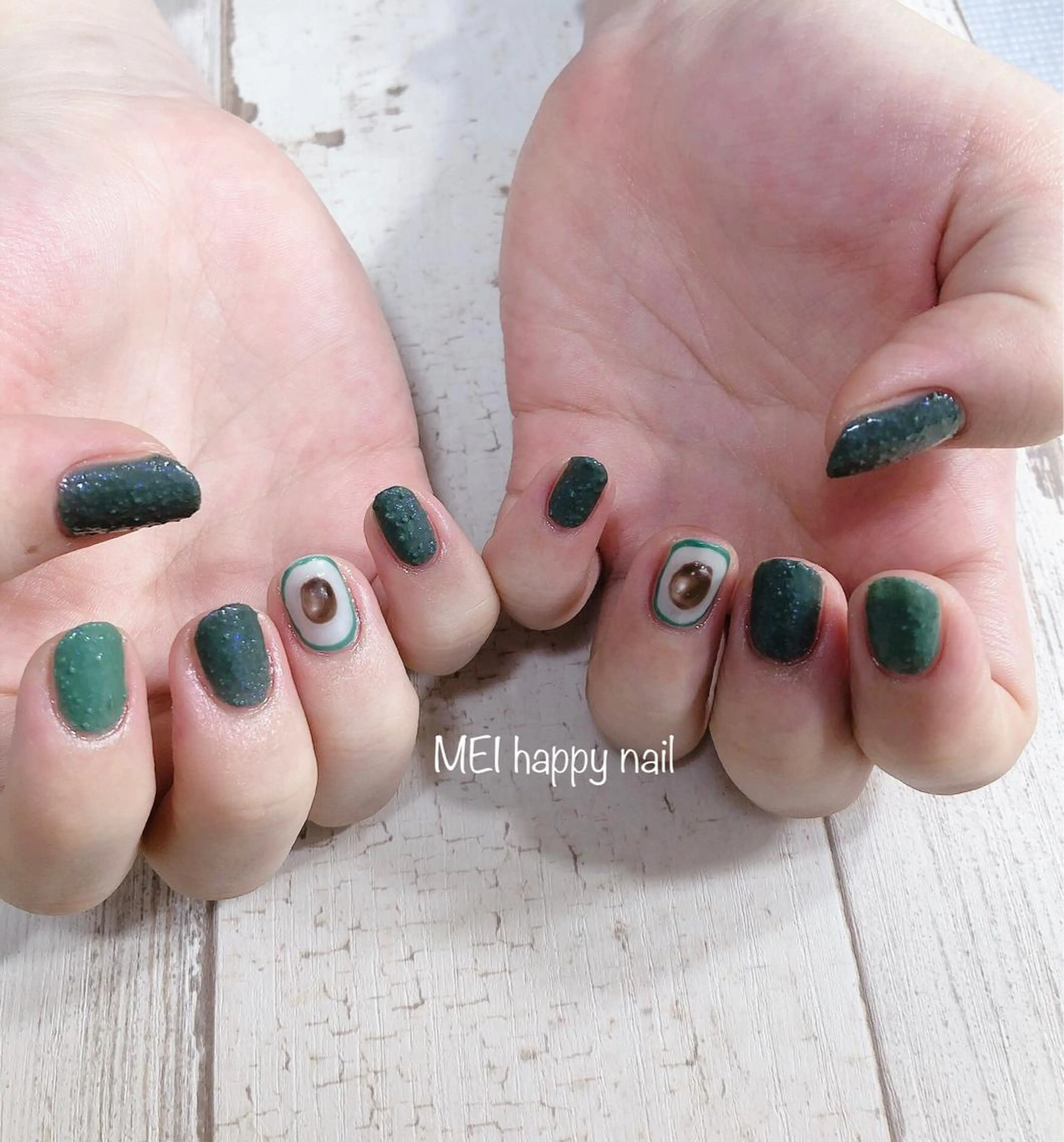 ネイル 北浦和 自爪育成ケアのネイルデザイン