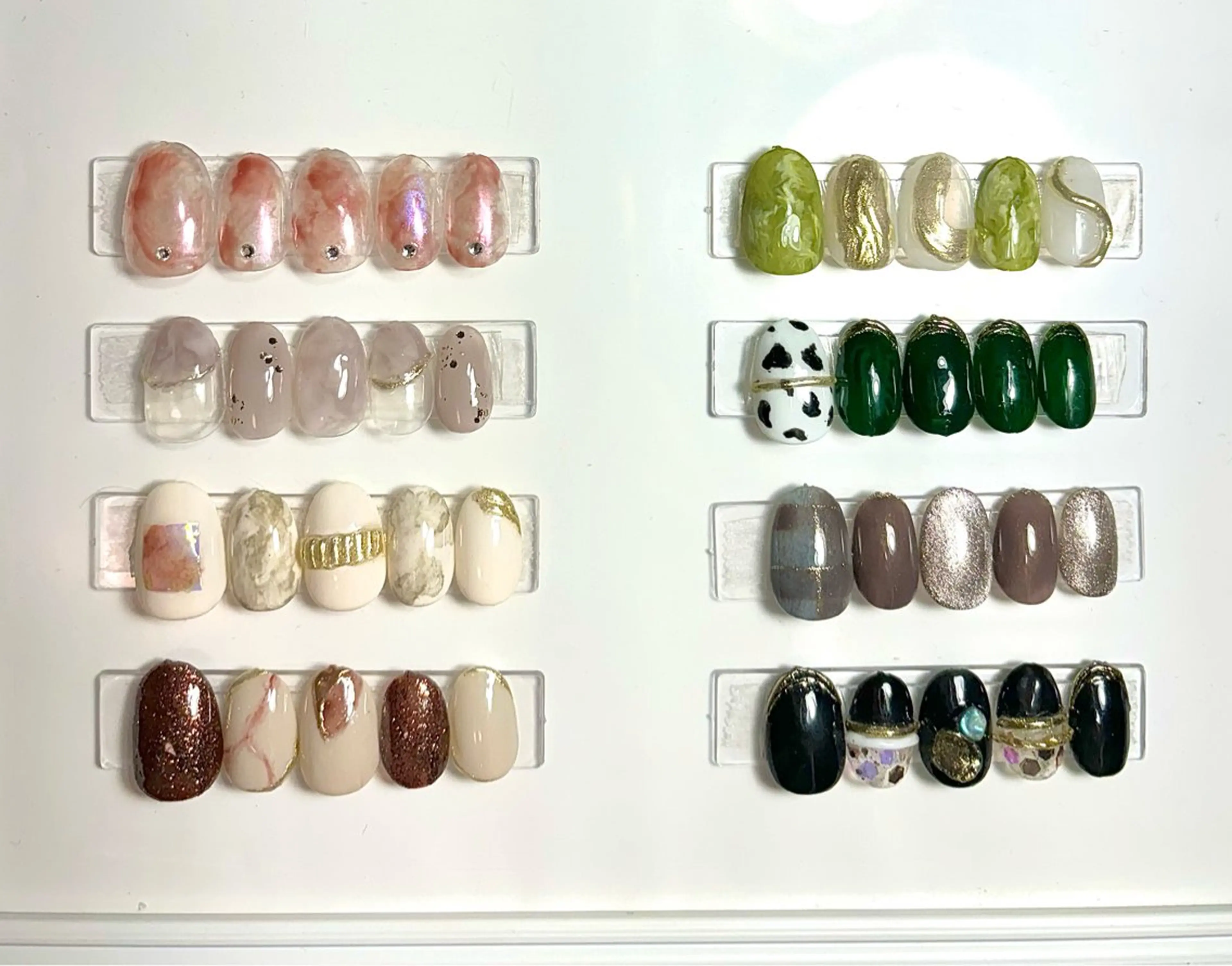 ネイル ブラウン ニュアンスネイル LUANA n'sのネイルデザイン