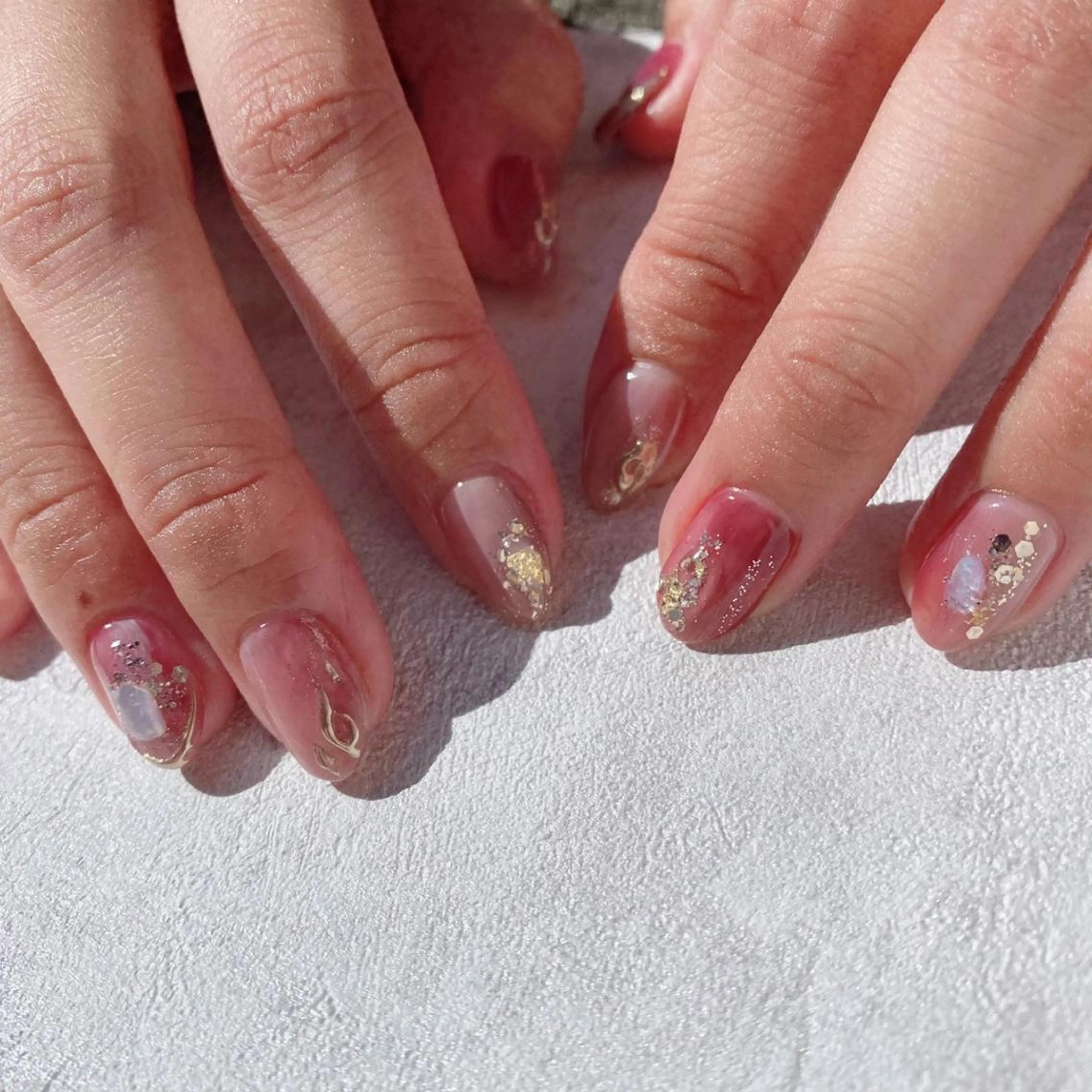 ネイル ニュアンスネイル ピンク mimin. by felimo所属・mimin. by felimoのネイルデザイン