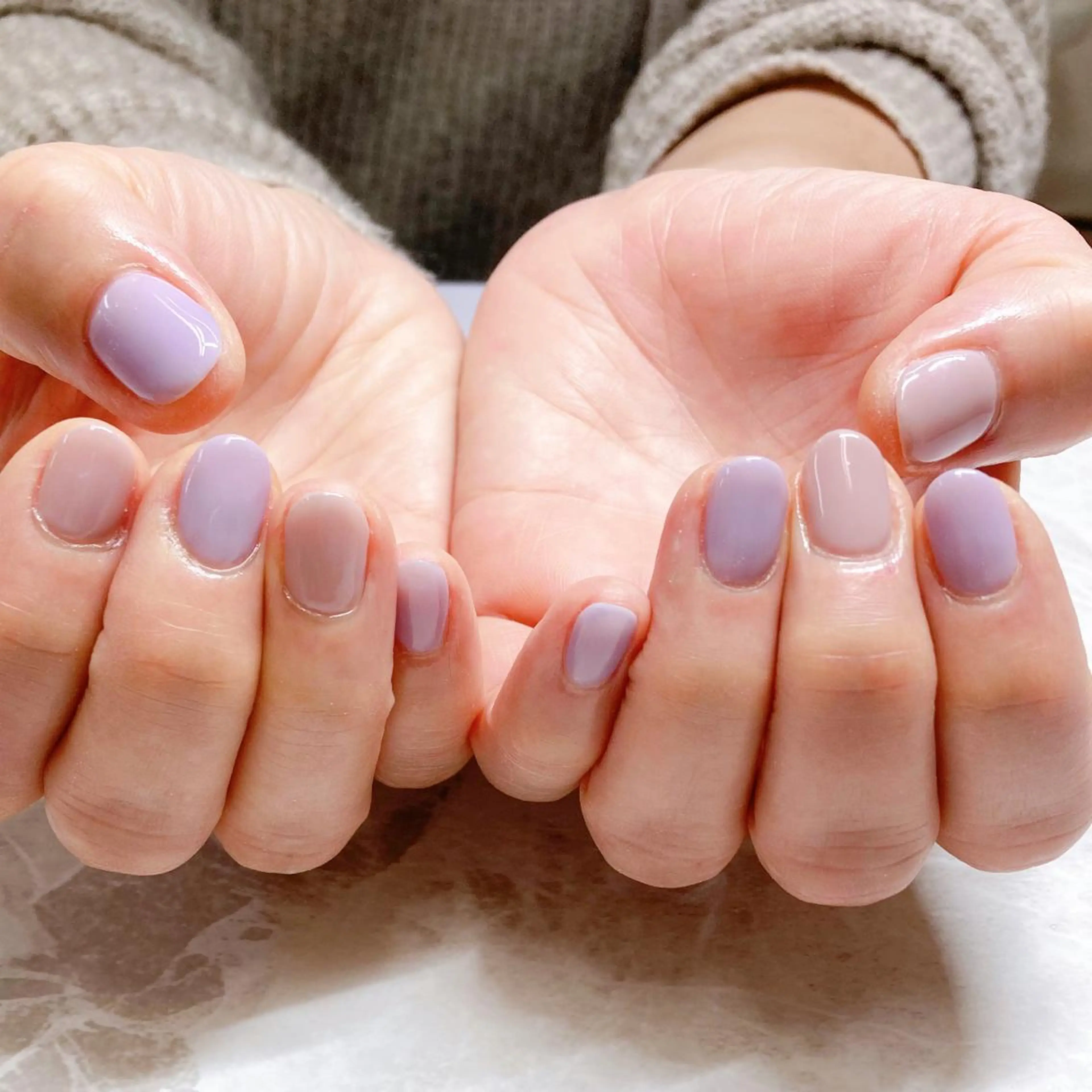 ネイル ワンカラーネイル RicottEYELASH&NAIL所属・下城 葵のエステ・リラクイメージ