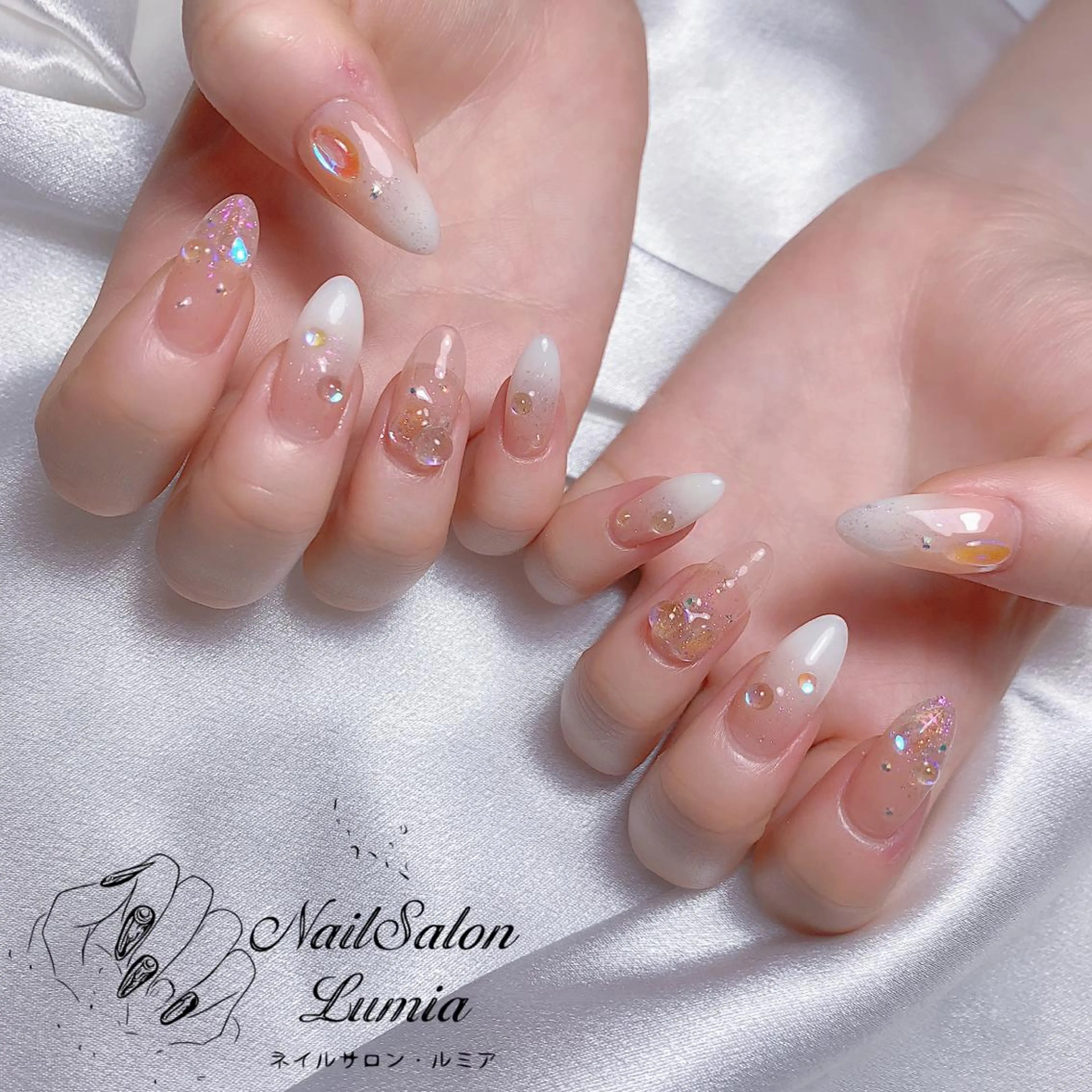ネイル ハンドネイル ネイルサロン ルミア Lumia 店長のネイルデザイン