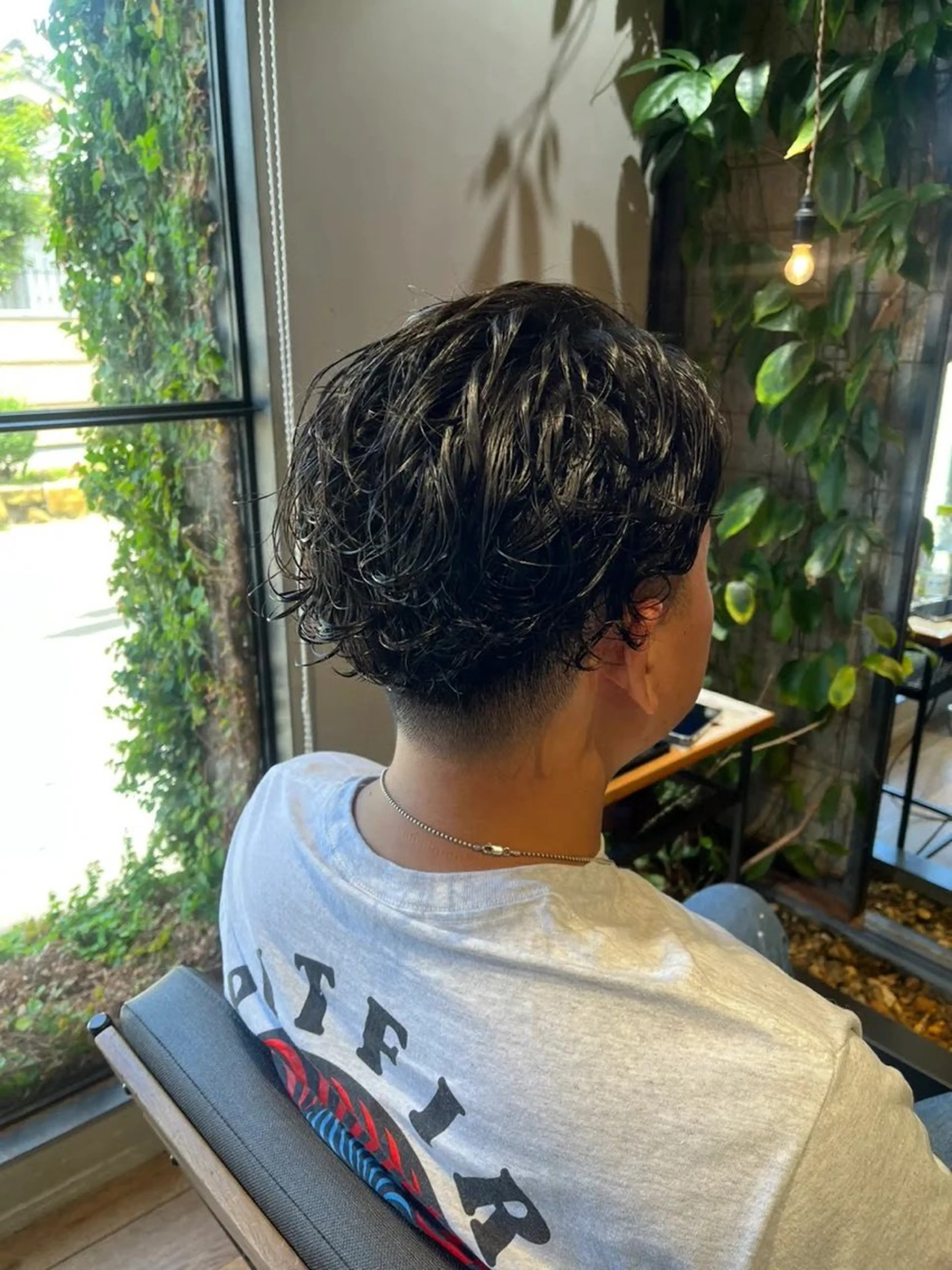 🦖men's カット+デザインパーマ (モデル)の写真