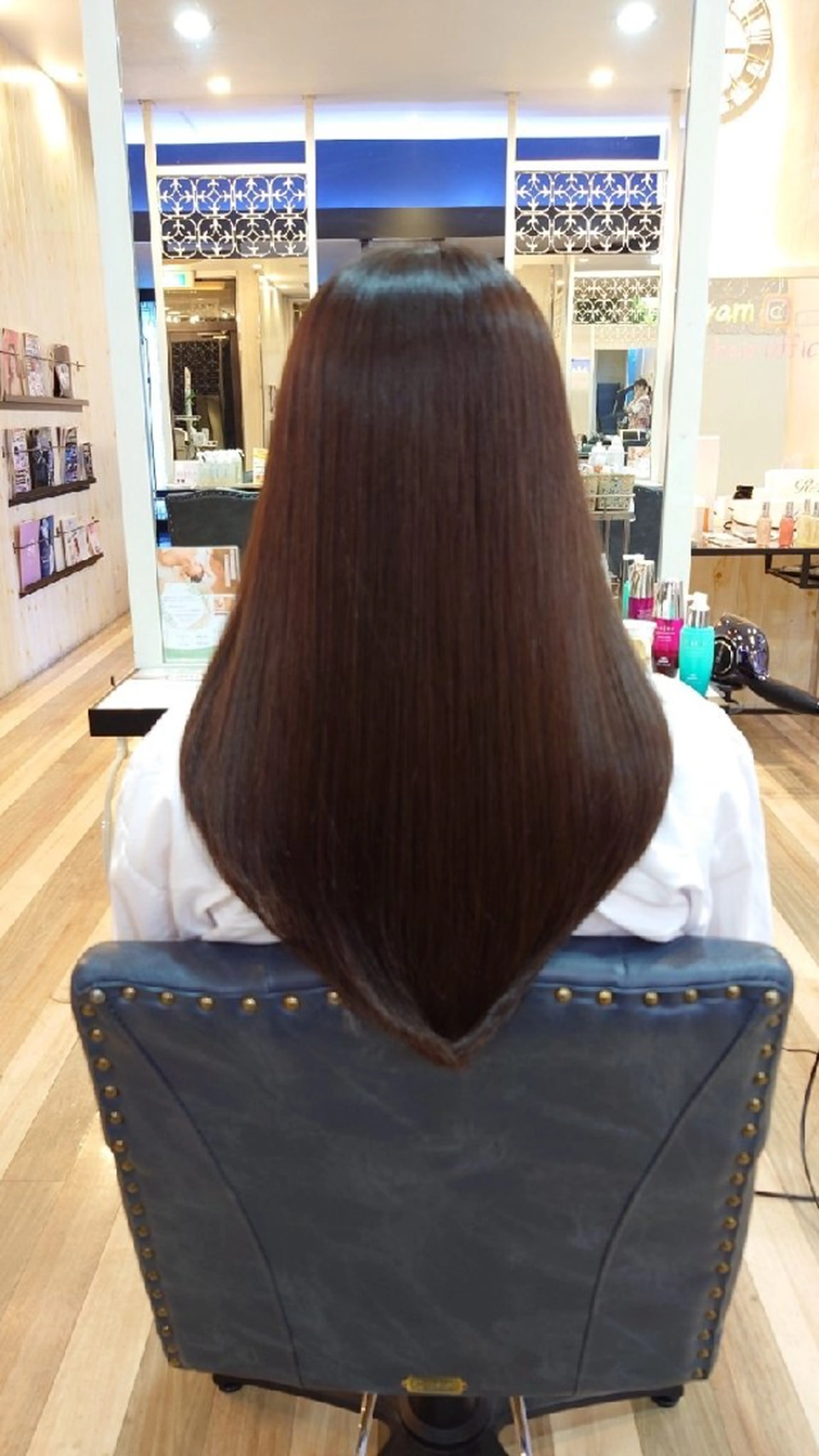 ロング カラー ブラウンカラー 髪質改善 カット ヘアカラー ヘッドスパ Russo(ルッソ)所属・こにし/蒲生四丁目 /髪質改善/スパのヘアスタイル