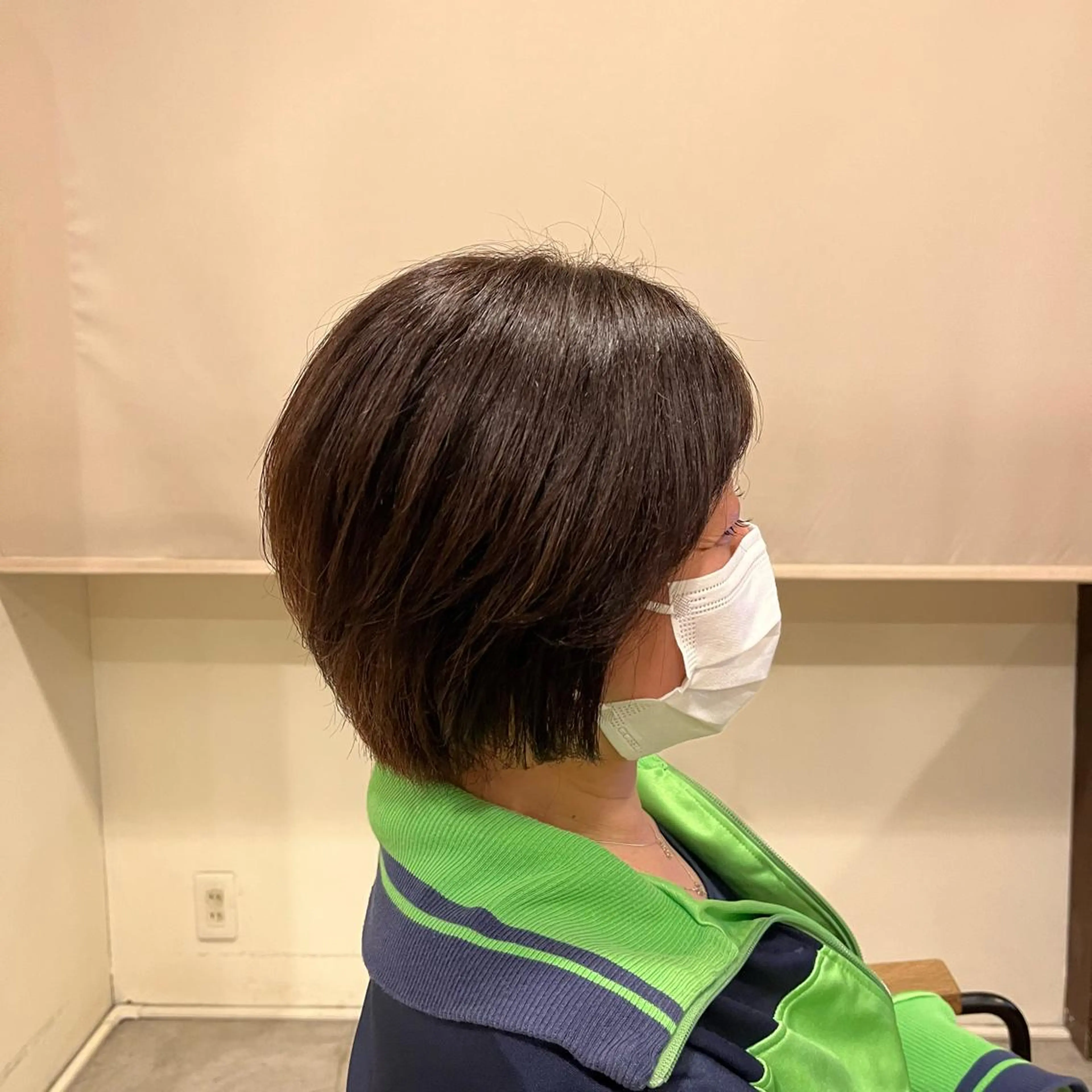 ショート ショートボブ ボブ ショートヘア 田中 鈴乃のヘアスタイル