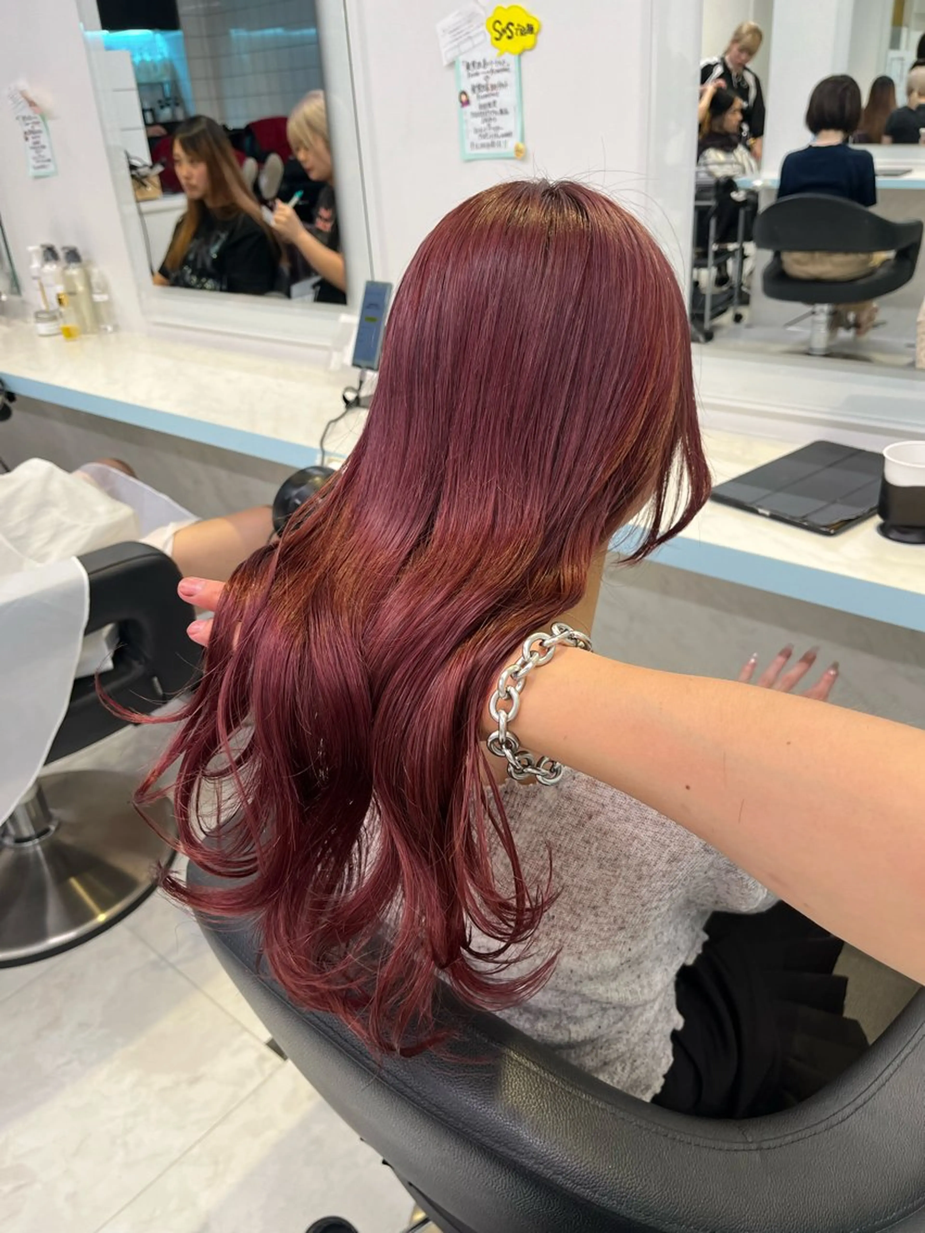 カラー ヘアカラー 似合わせ💗透け感 💗うる艶カラー💗のヘアスタイル