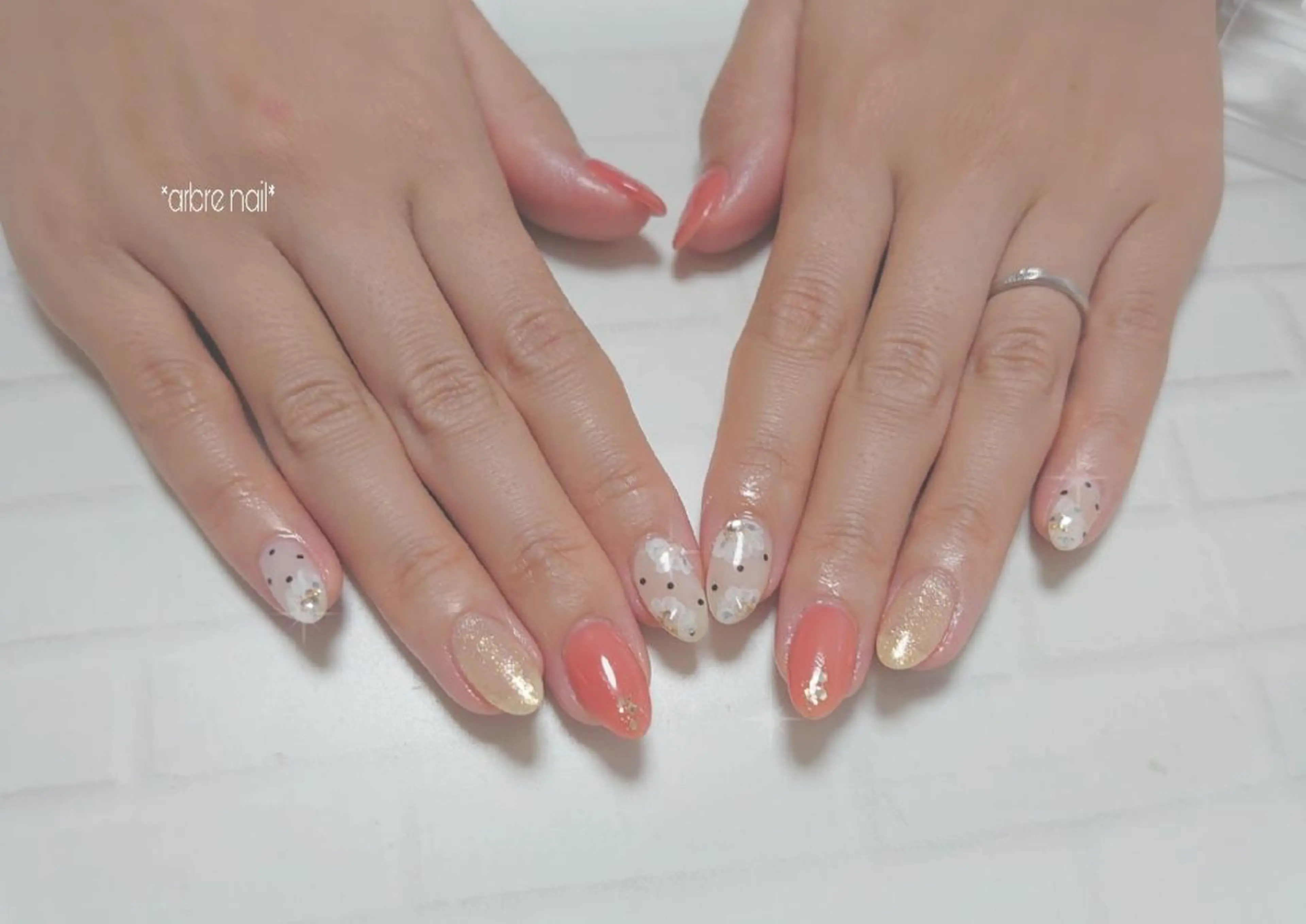 ネイル ＊arbre nail＊.アーブルネイル所属・✯.。 arbre  nail 。✯.のネイルデザイン