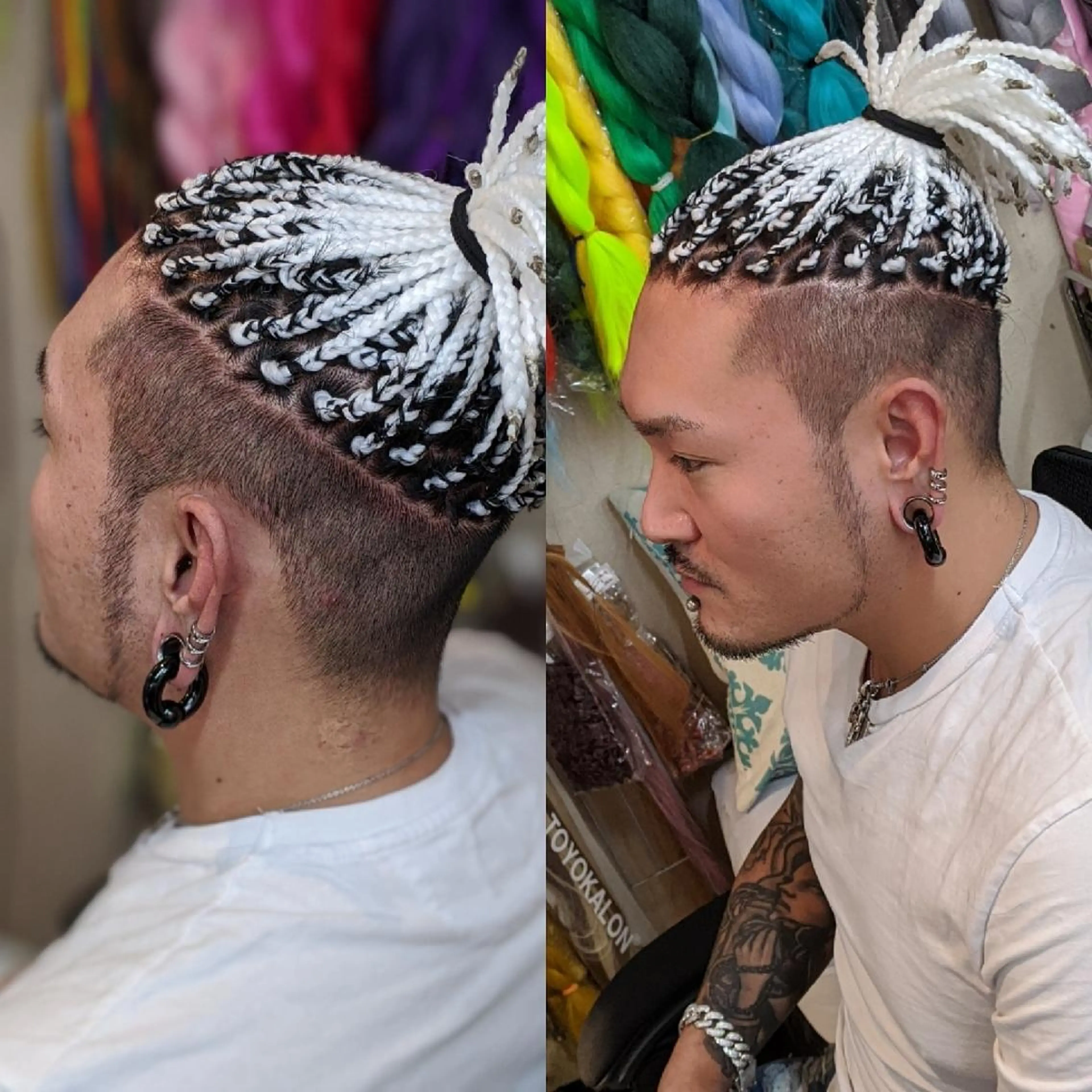 メンズ ミディアム エクステ scamp ★のヘアスタイル