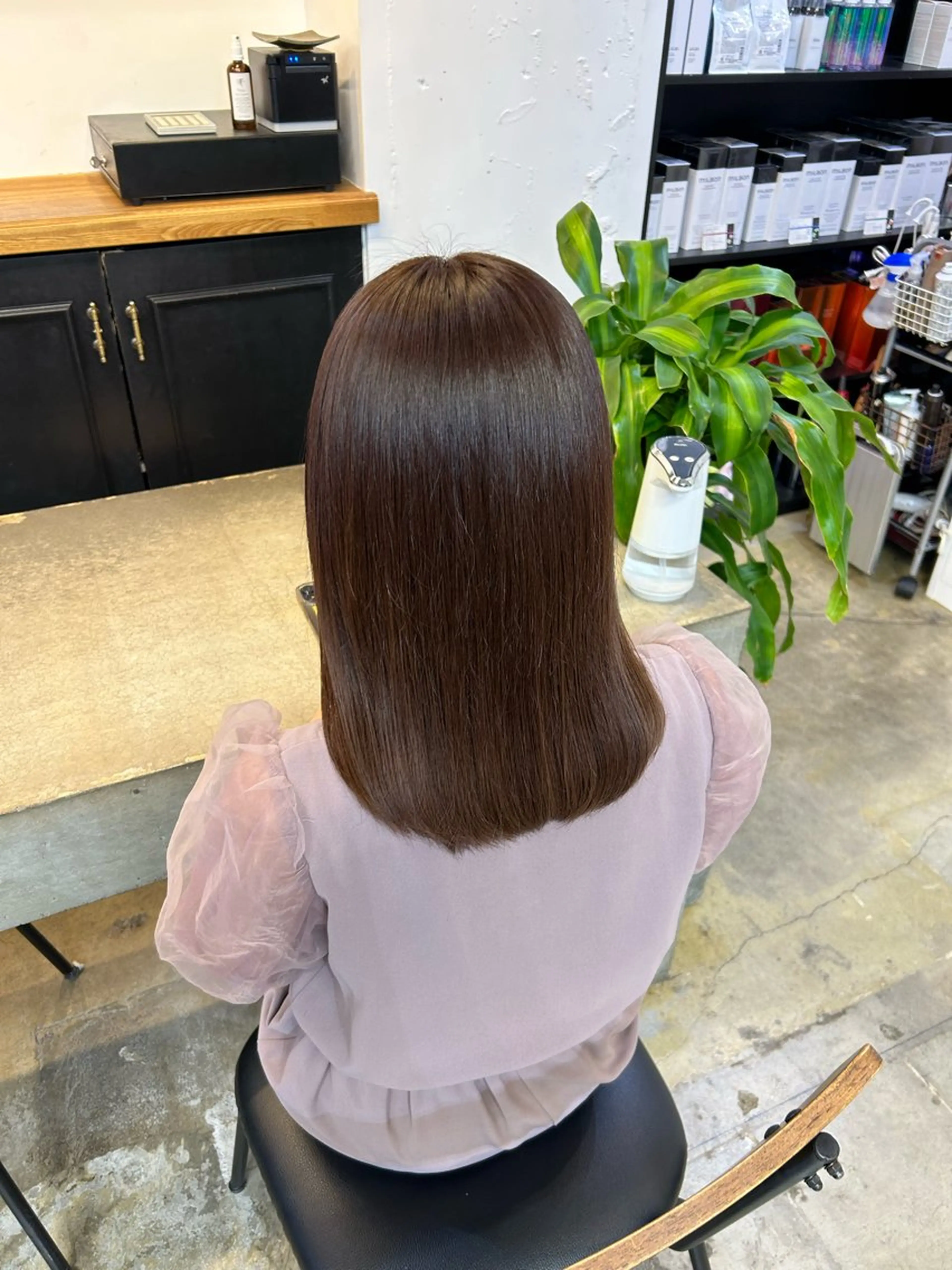 ロング カラー ♡ラベンダー/ピンク /顔まわり♡ネイロのヘアスタイル