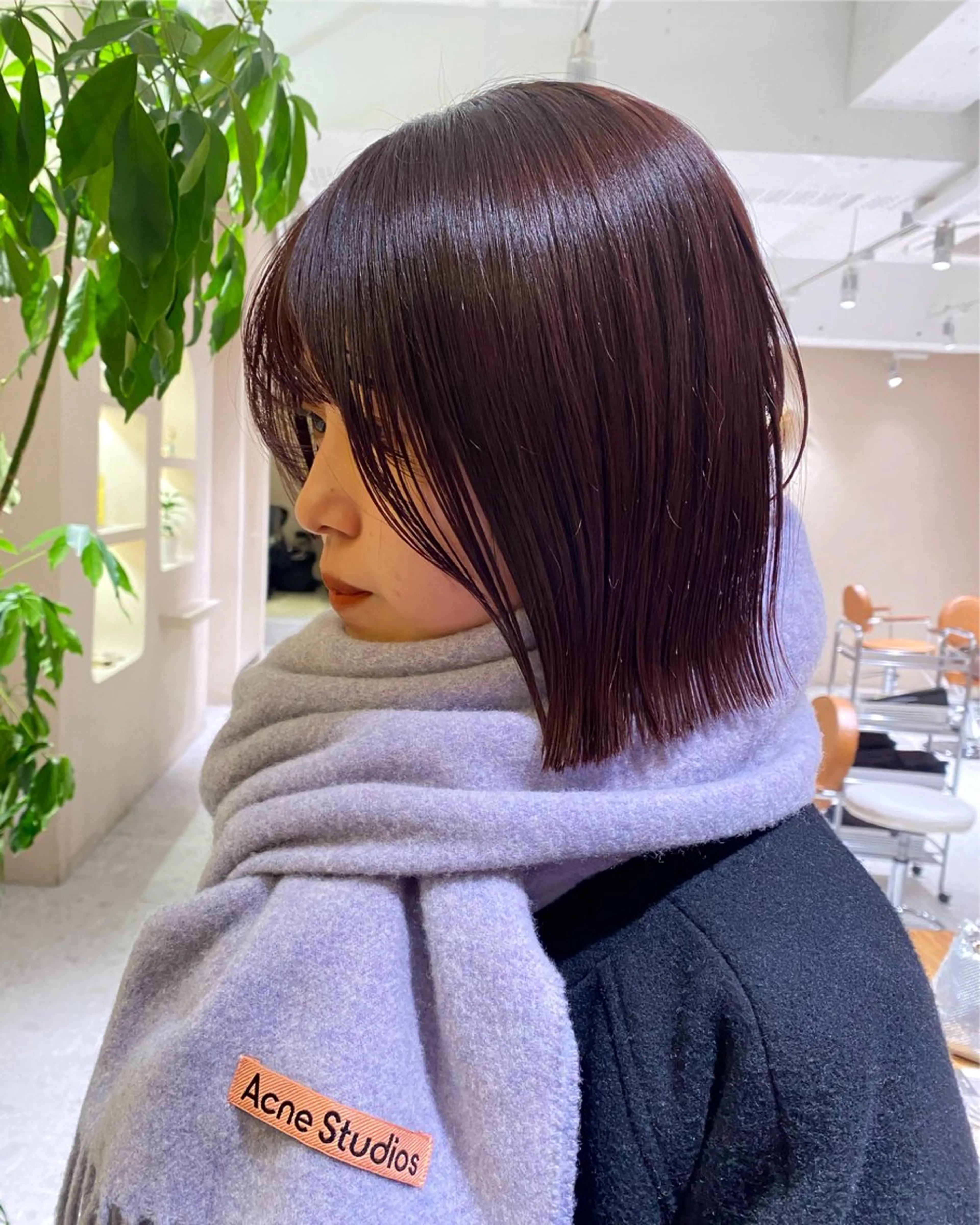 カラー カシス レッドカラー ヘアカラー トリートメント Marina /表参道のヘアスタイル