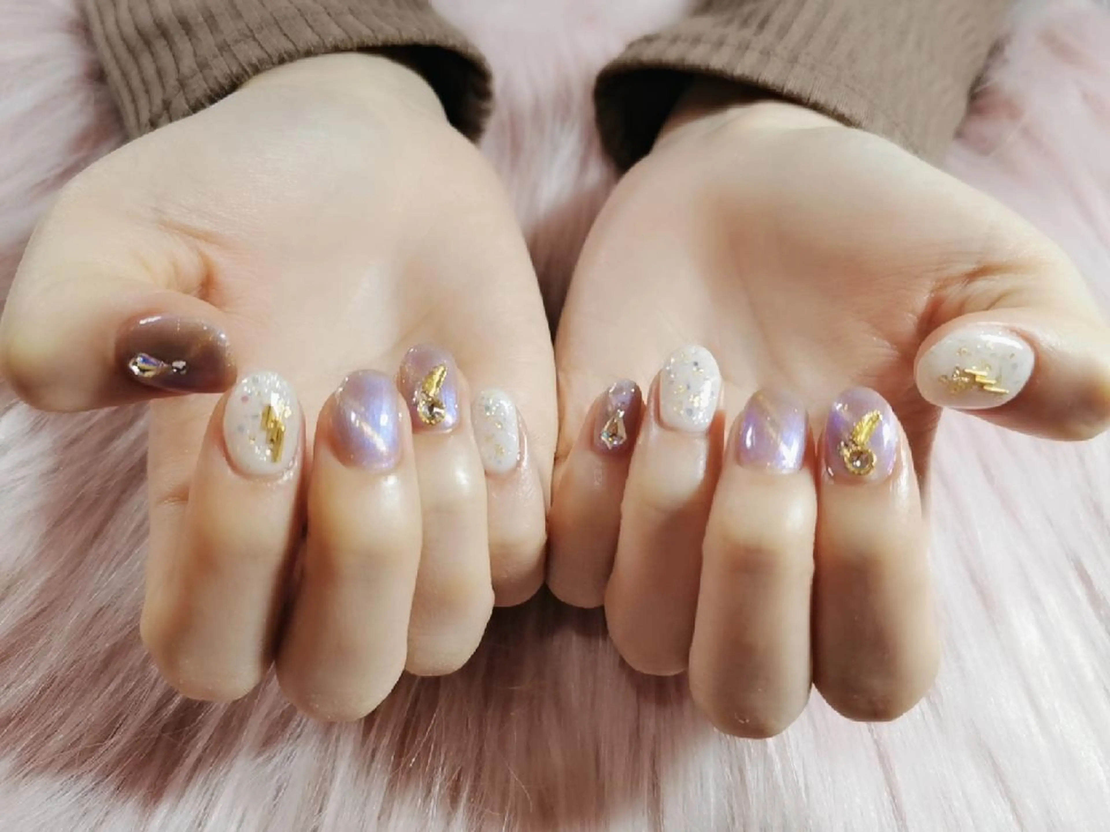 ネイル ハンドネイル 上福岡 らんらんのネイルデザイン