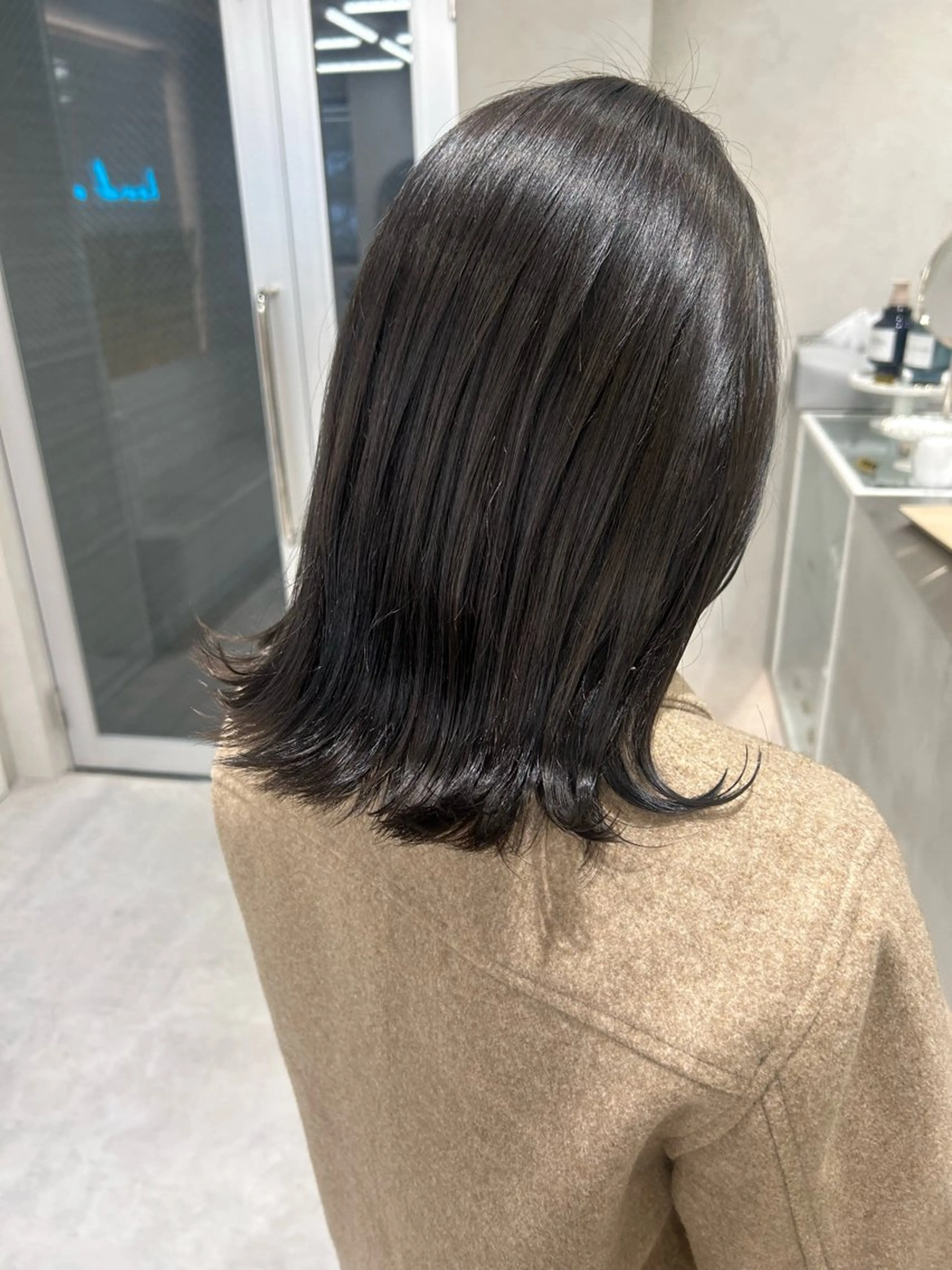 セミロング カラー ヘアアレンジ カット ヘアカラー トリートメント fumika🎀 ベージュのヘアスタイル