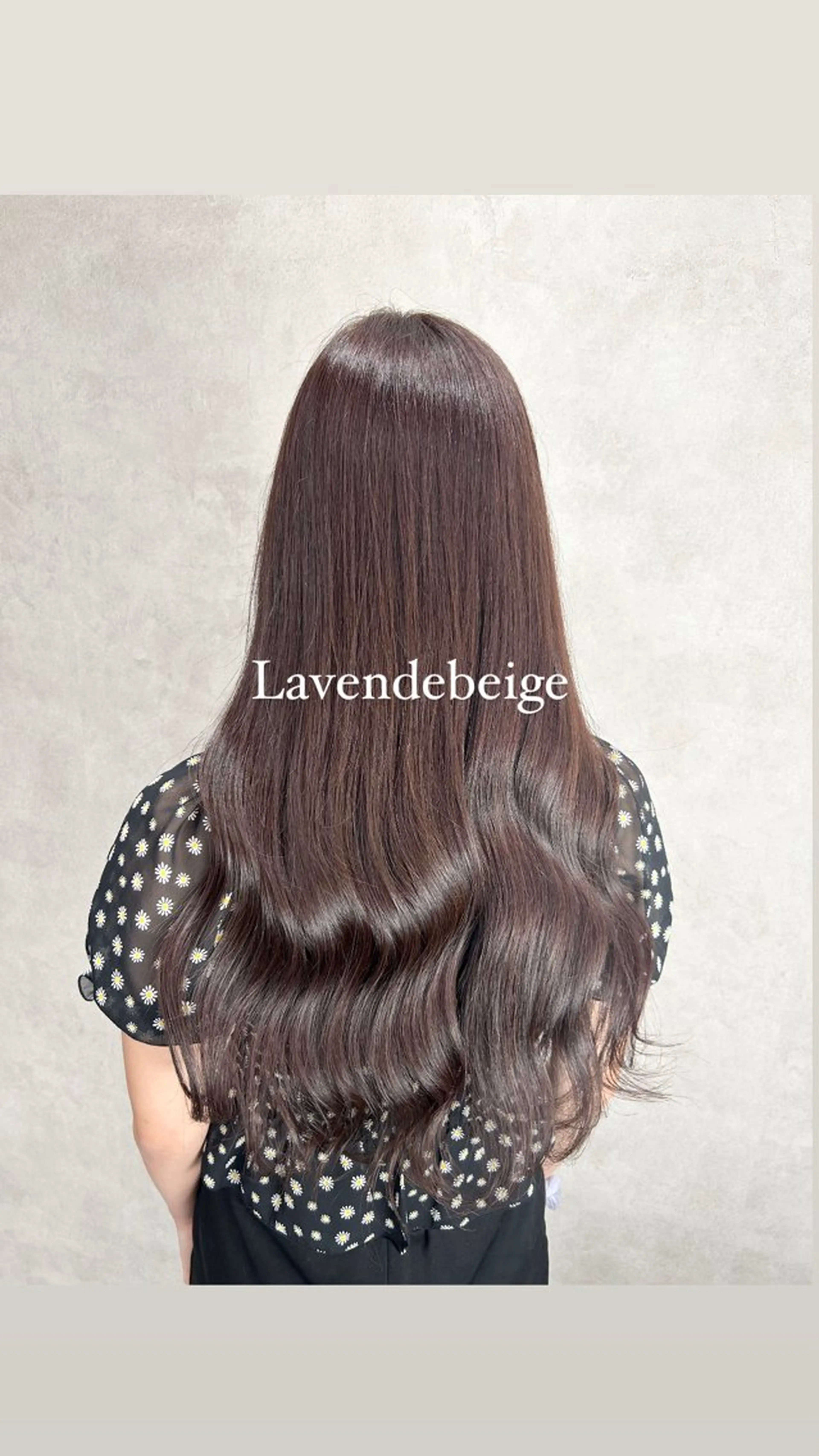 ロング カラー カット ヘアカラー 💎色落ち綺麗に白肌 ラベンダー💎りんのヘアスタイル